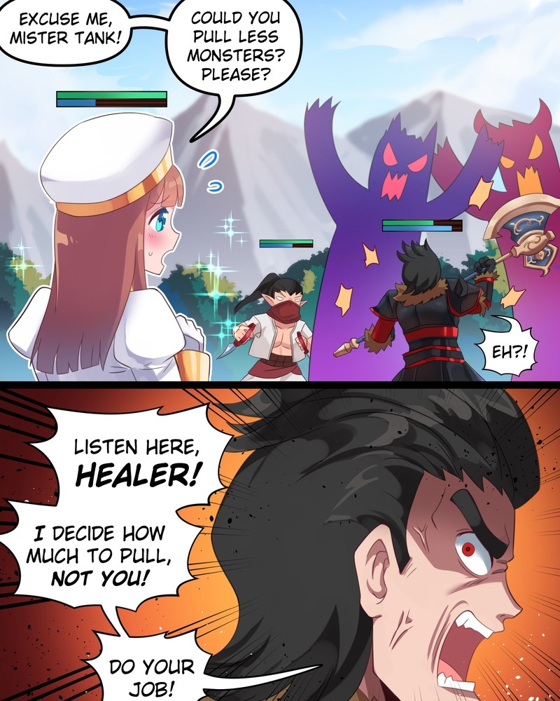 Meme Girls - Chapter 90: Healers In Mmorpg's