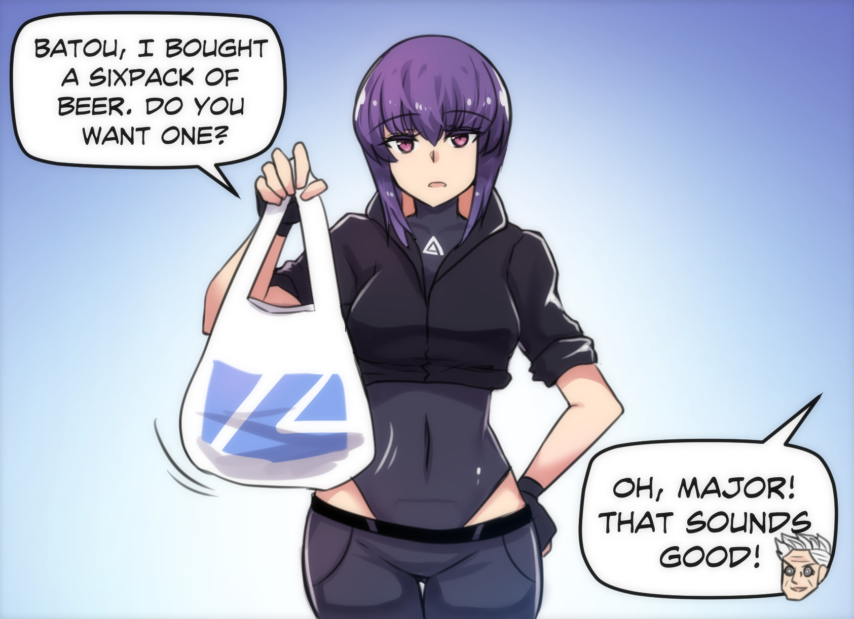 Meme Girls - Chapter 55.1: Ghost In The Shell