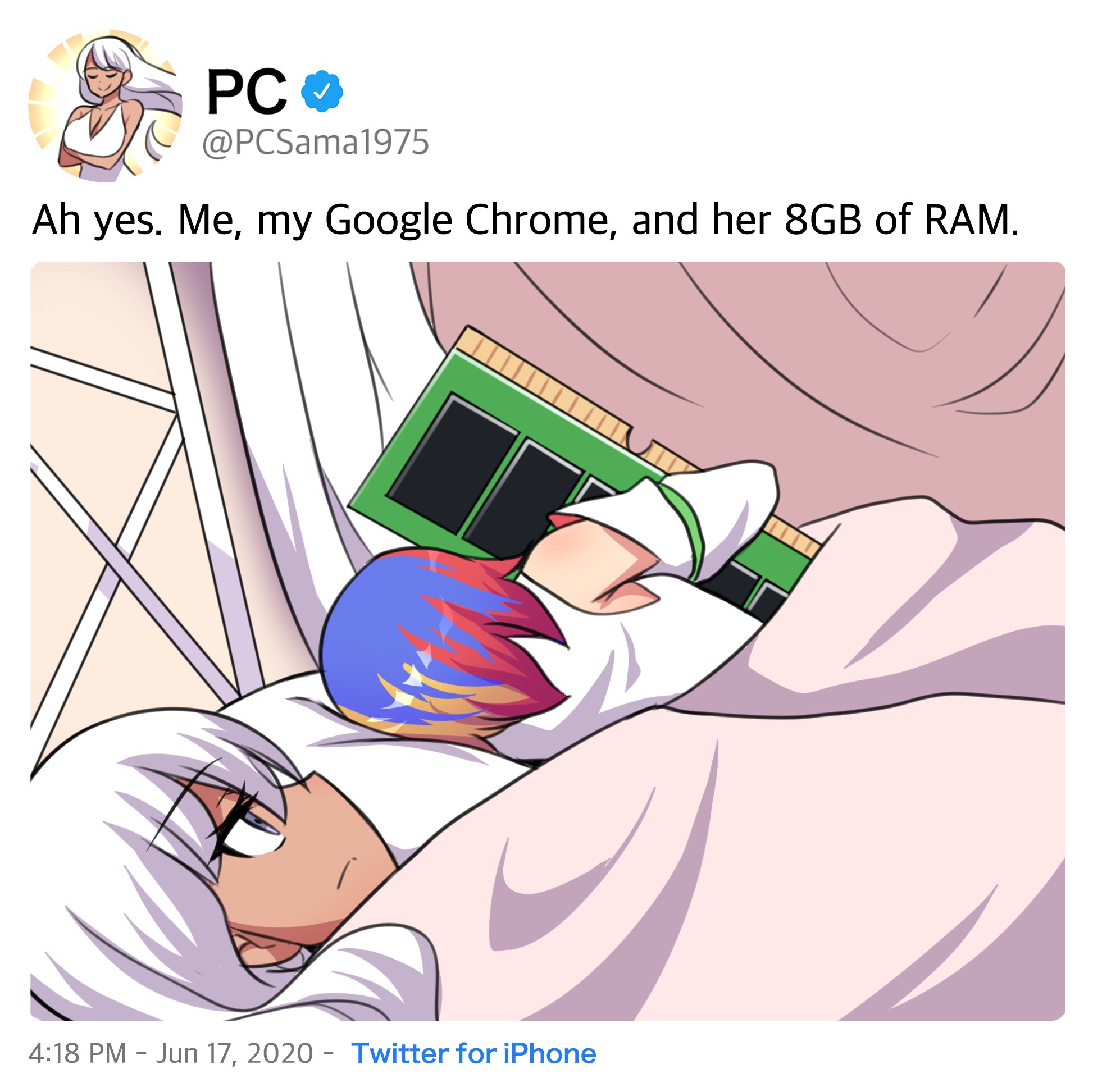 Meme Girls - Chapter 51.1: Pc, Chrome, And Ram