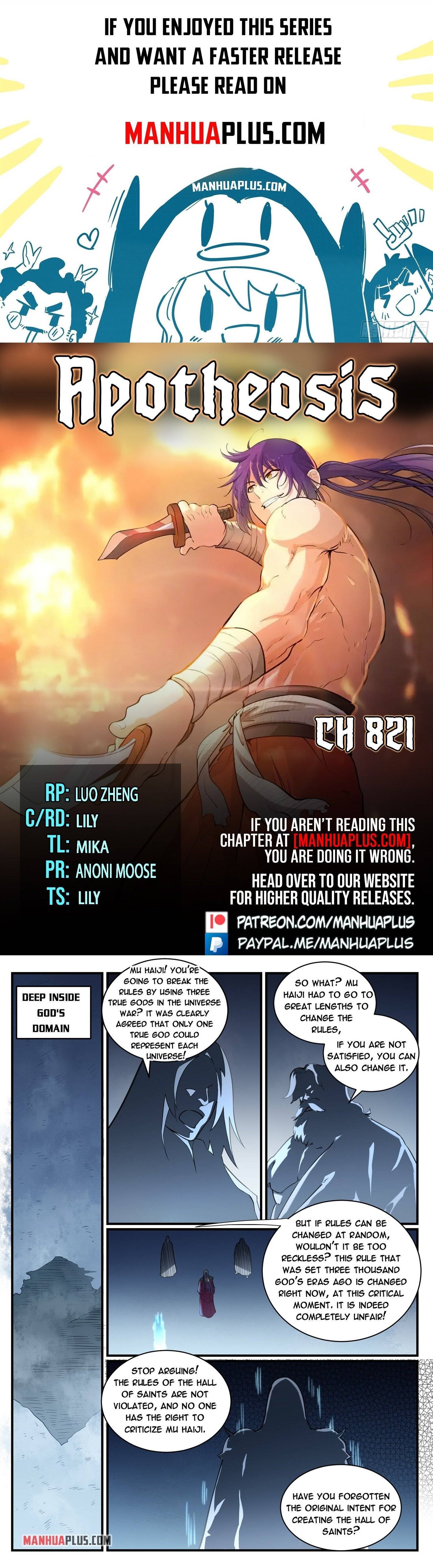 Apotheosis - Chapter 821