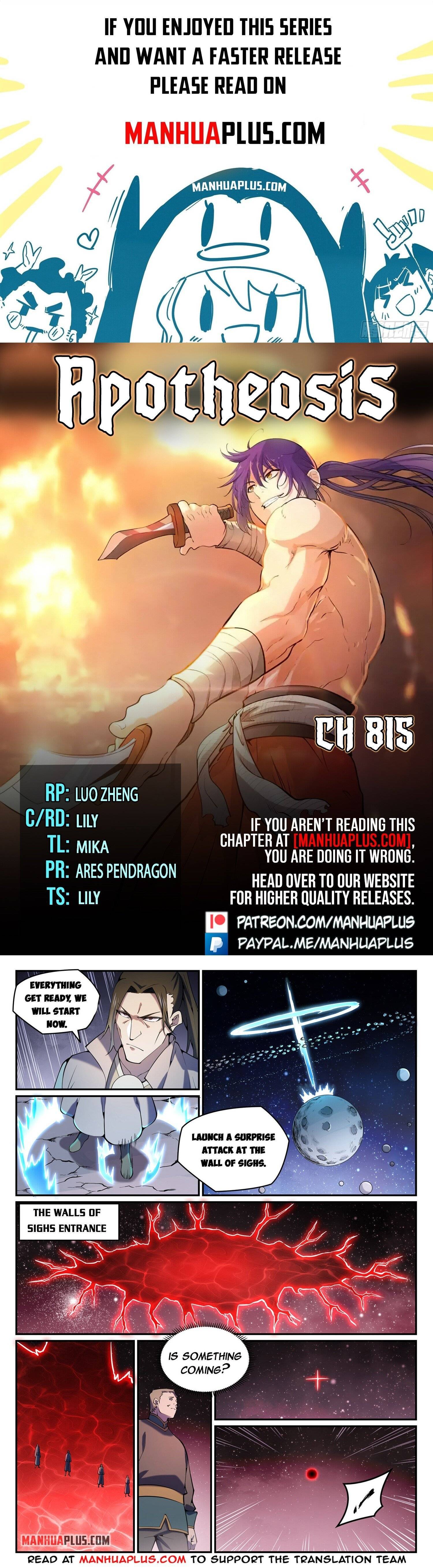 Apotheosis - Chapter 815