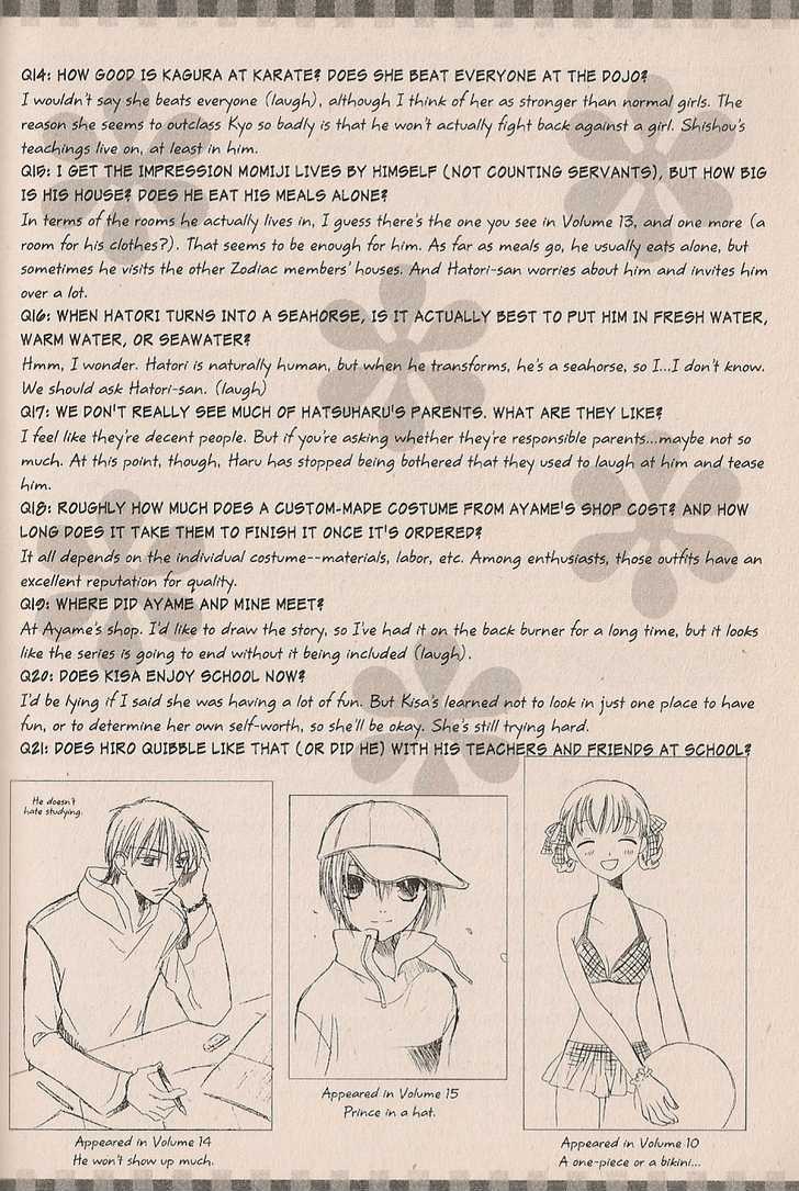 Fruits Basket - Vol.cat Chapter 200.5 : Fan Book - Cat Chapter 5  End