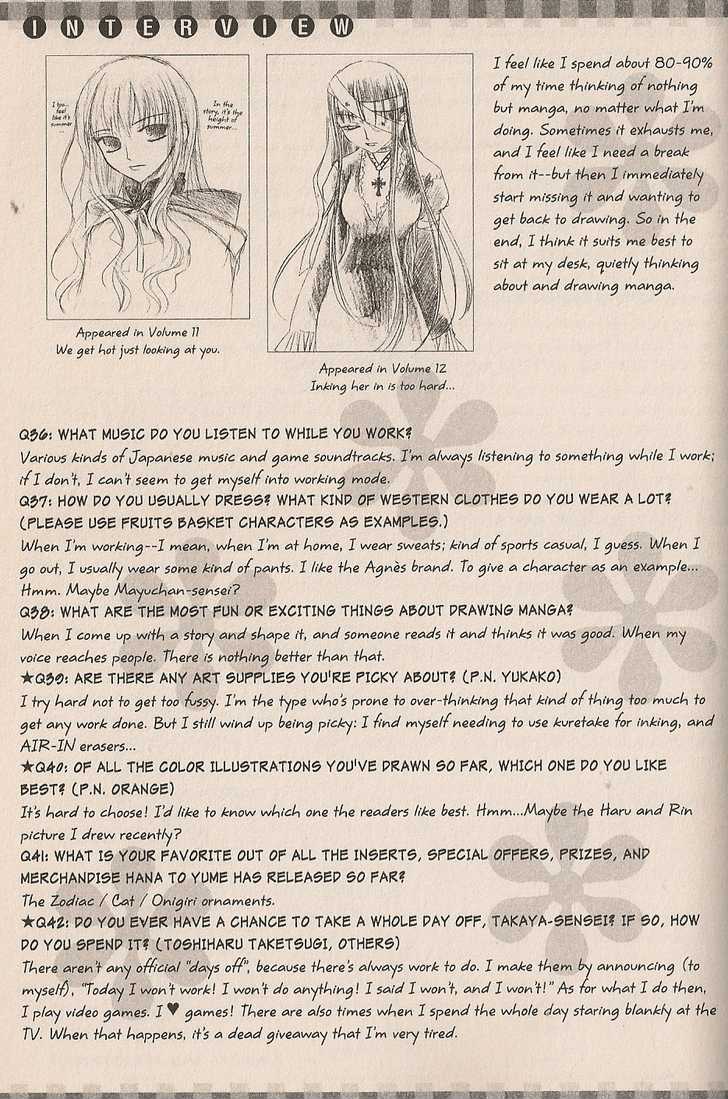 Fruits Basket - Vol.cat Chapter 200.5 : Fan Book - Cat Chapter 5  End