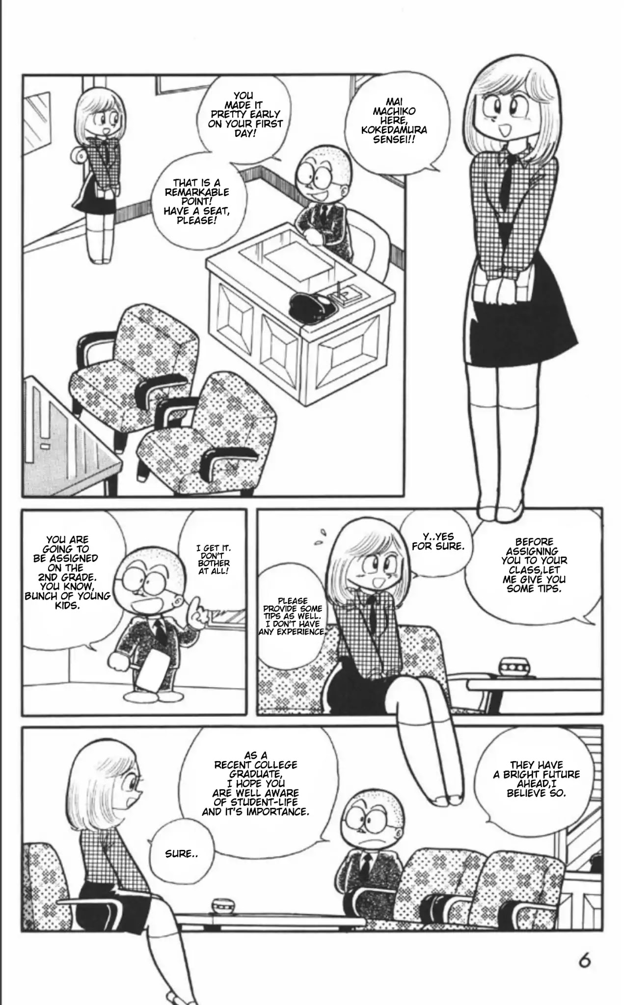 Maicching Machiko-Sensei - Chapter 1: Our New Home Teacher! Miss Machiko!