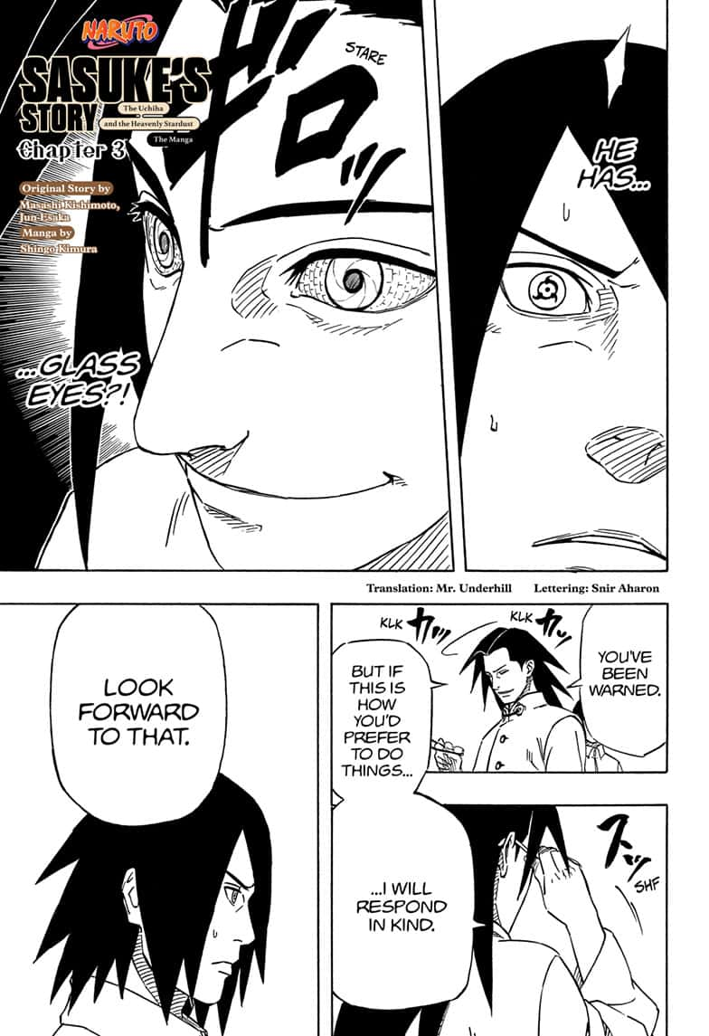 Naruto: Sasuke's Story—The Uchiha And The Heavenly Stardust: The Manga - Chapter 3