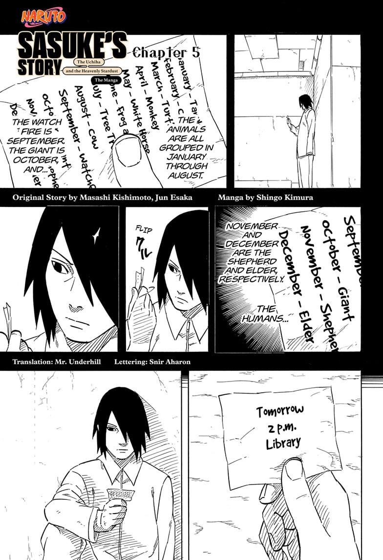 Naruto: Sasuke's Story—The Uchiha And The Heavenly Stardust: The Manga - Chapter 5