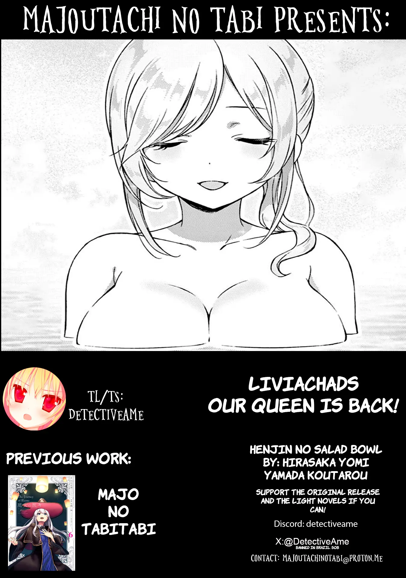 Henjin No Salad Bowl - Vol.3 Chapter 17: The Homeless Female Knight Freshens Up