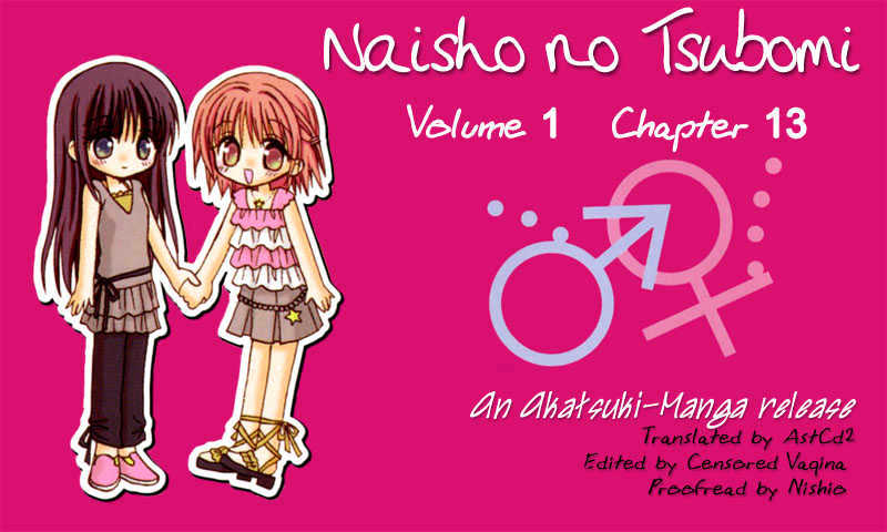 Naisho No Tsubomi - Vol.1 Chapter 13 : The Promise With Saya