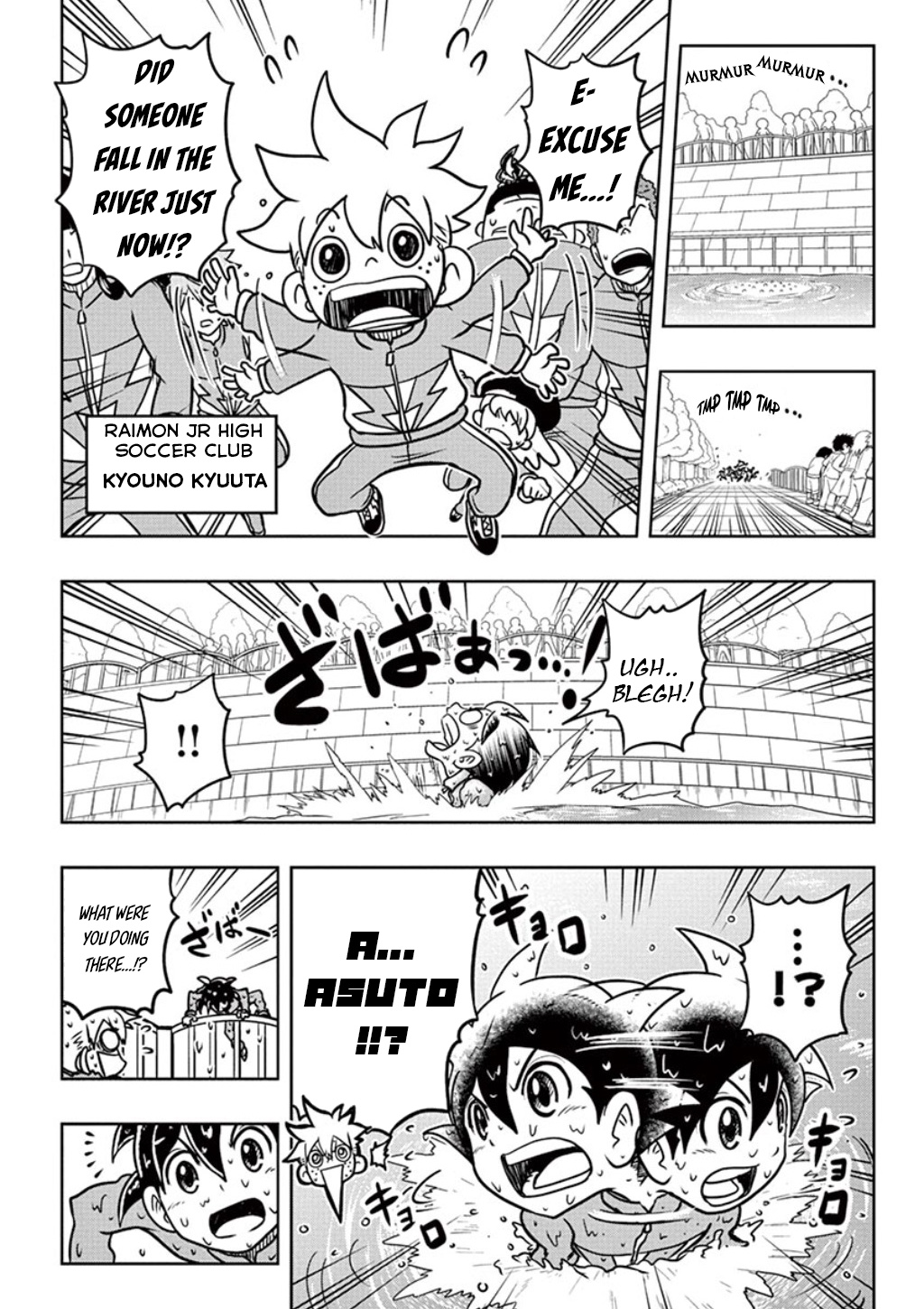 Inazuma Eleven: Ares No Tenbin - Vol.1 Chapter 1: The Raimon Soccer Club Faces A Threat Of Demise!?