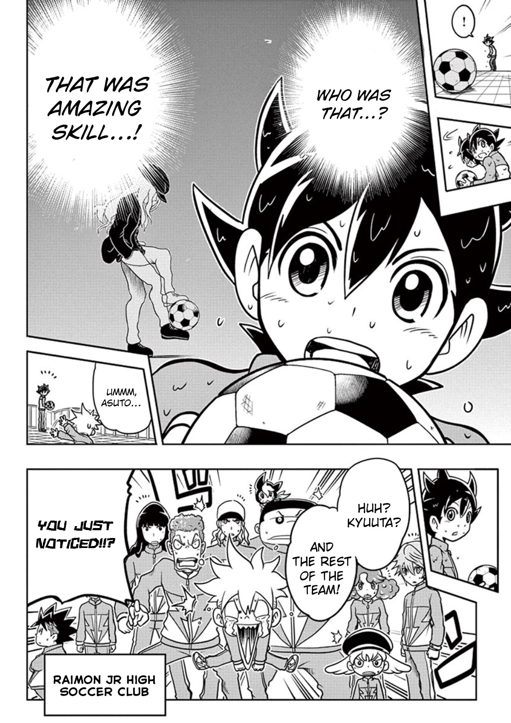 Inazuma Eleven: Ares No Tenbin - Vol.1 Chapter 1: The Raimon Soccer Club Faces A Threat Of Demise!?