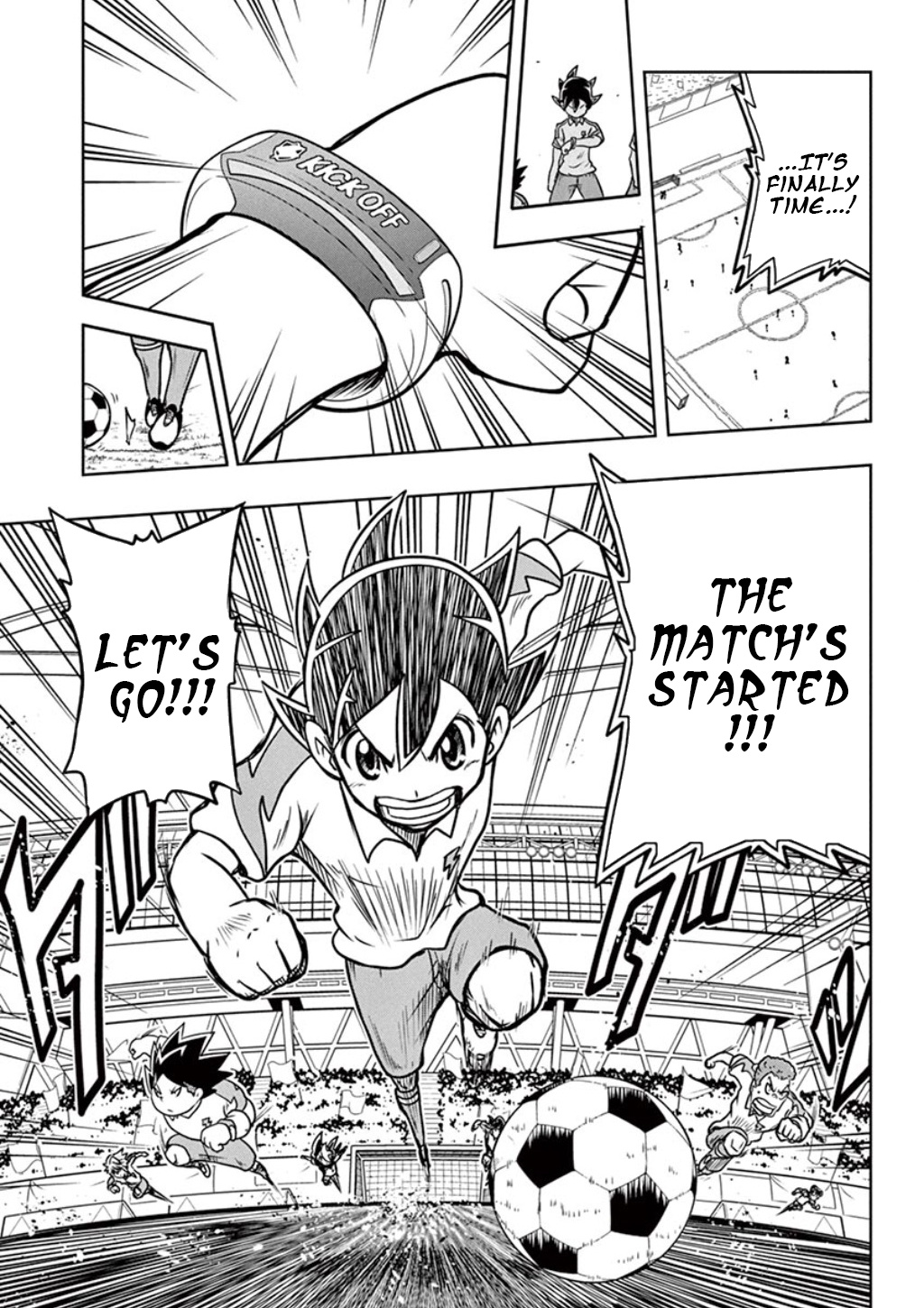 Inazuma Eleven: Ares No Tenbin - Vol.1 Chapter 1: The Raimon Soccer Club Faces A Threat Of Demise!?