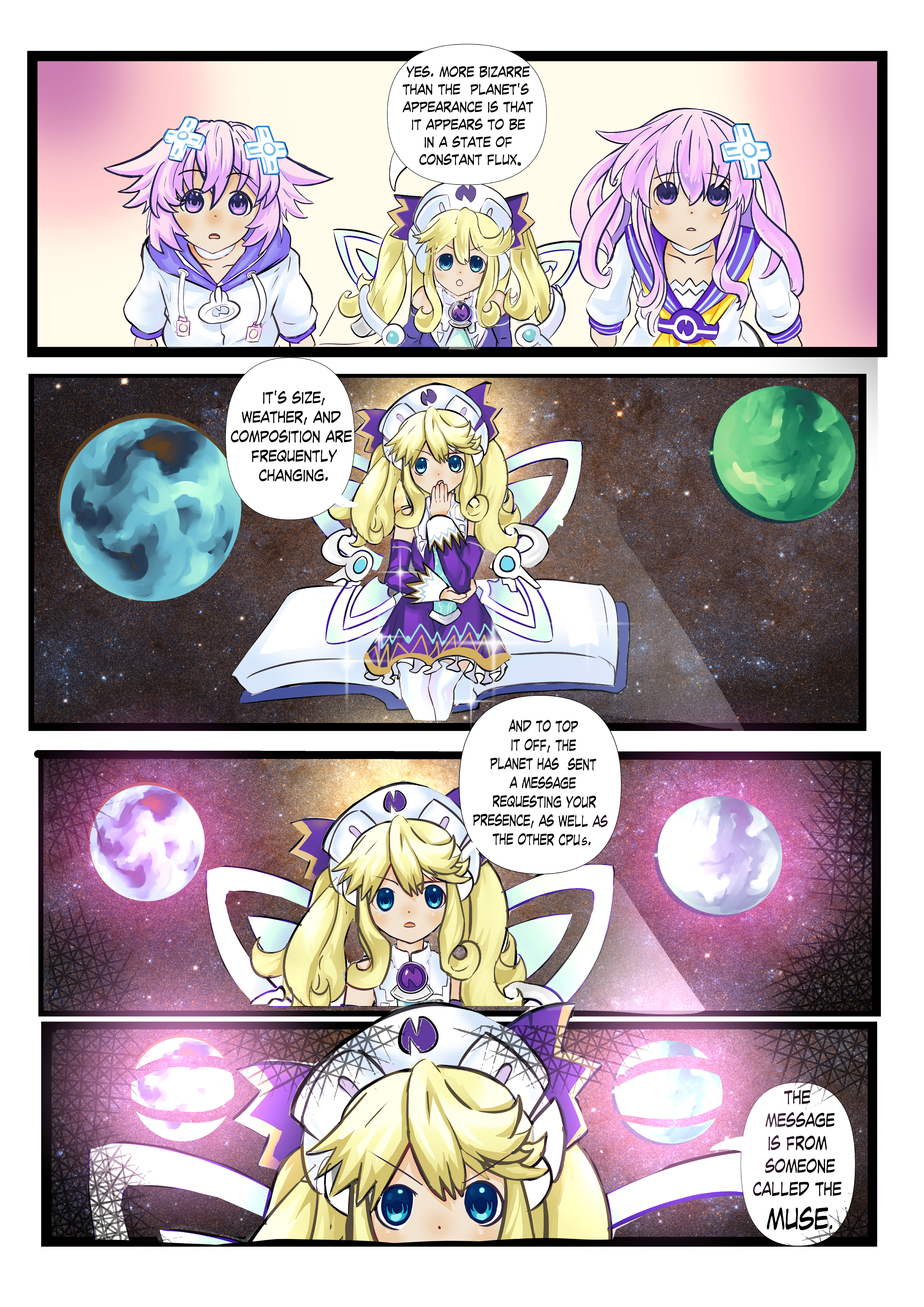 Astrodimension Neptunia - Vol.1 Chapter 1: A New Planet