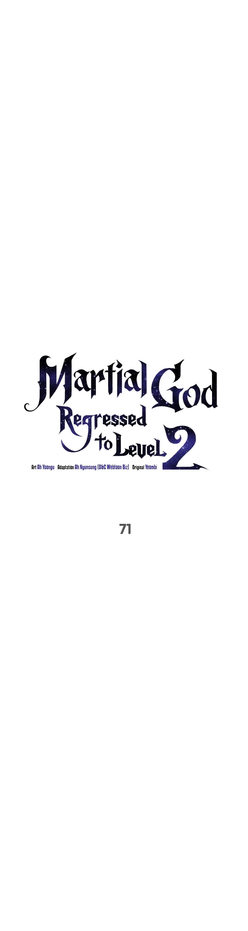 Martial God Regressed To Level 2 - Chapter 71