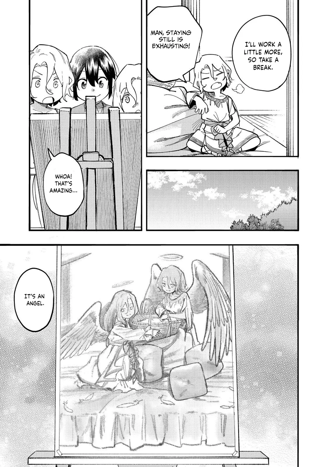 The Mochi I Drew Is Tasty Today Too - Vol.7 Chapter 28: Angel Of Happiness