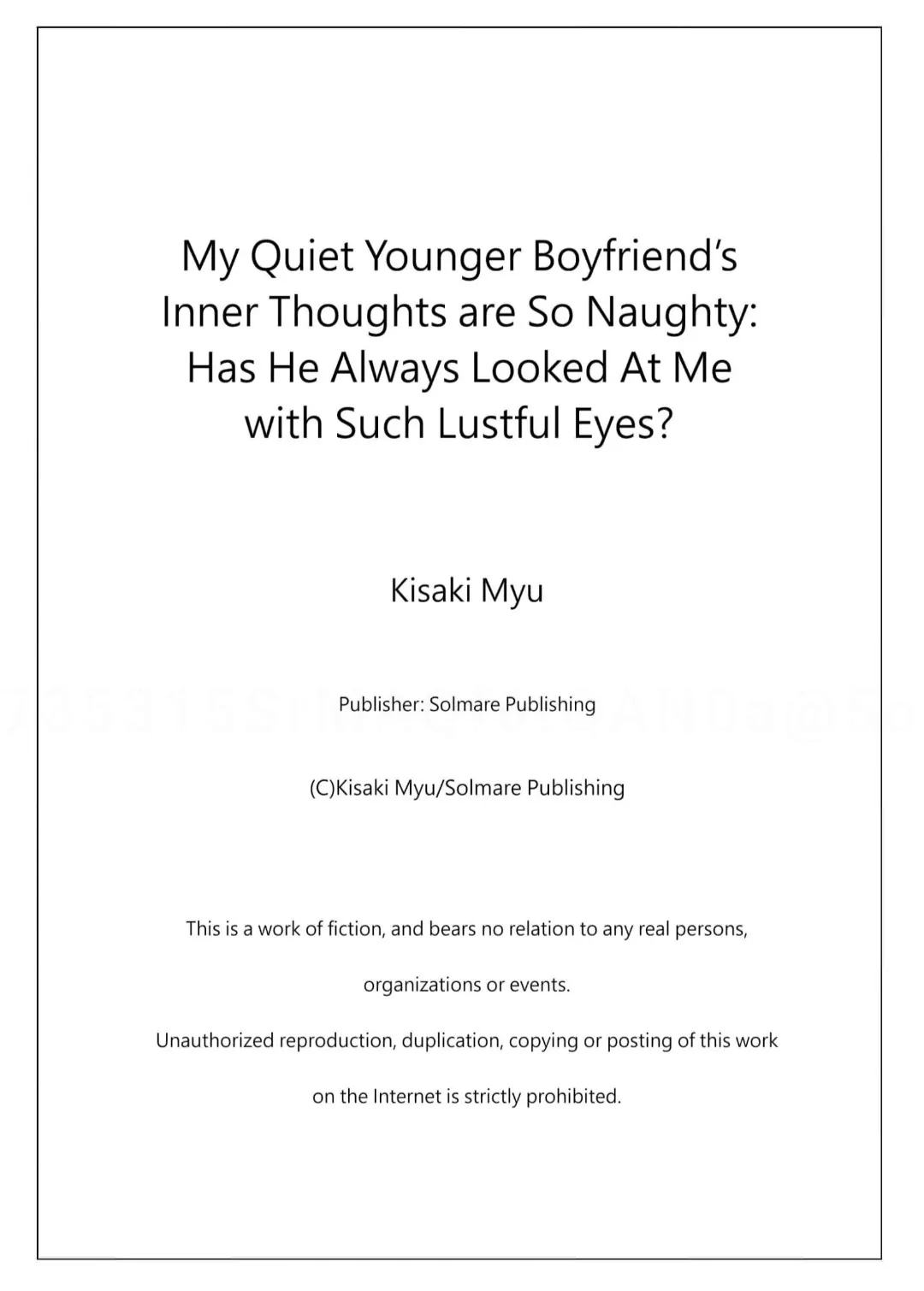 My Quiet Younger Boyfriend’s Inner Thoughts Are So Naughty: Has He Always Looked At Me With Such Lustful Eyes? - Chapter 7