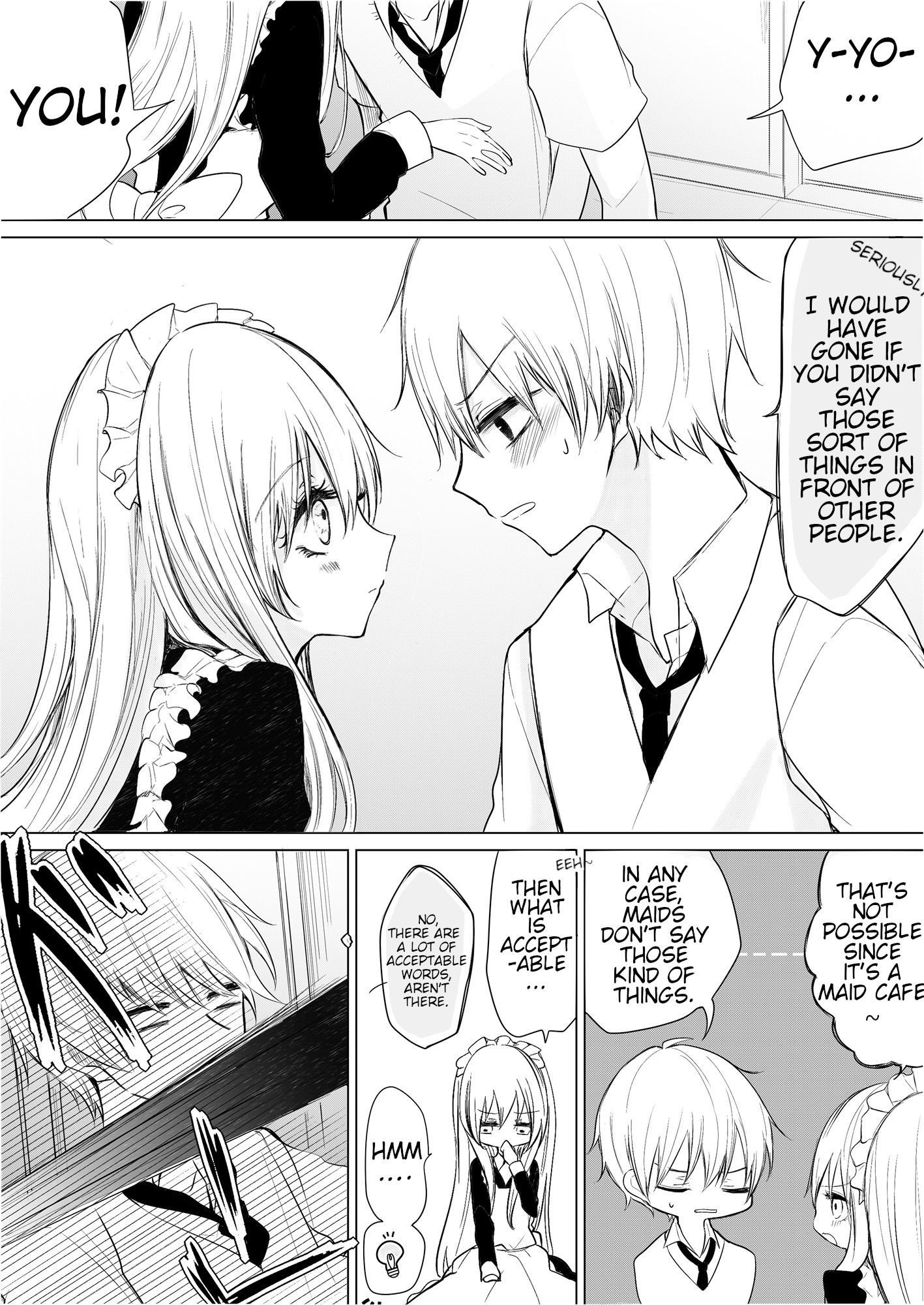 Ichizu De Bitch Na Kouhai - Chapter 7: The Story Of The Flirtatious Kouhai That Became A Maid.