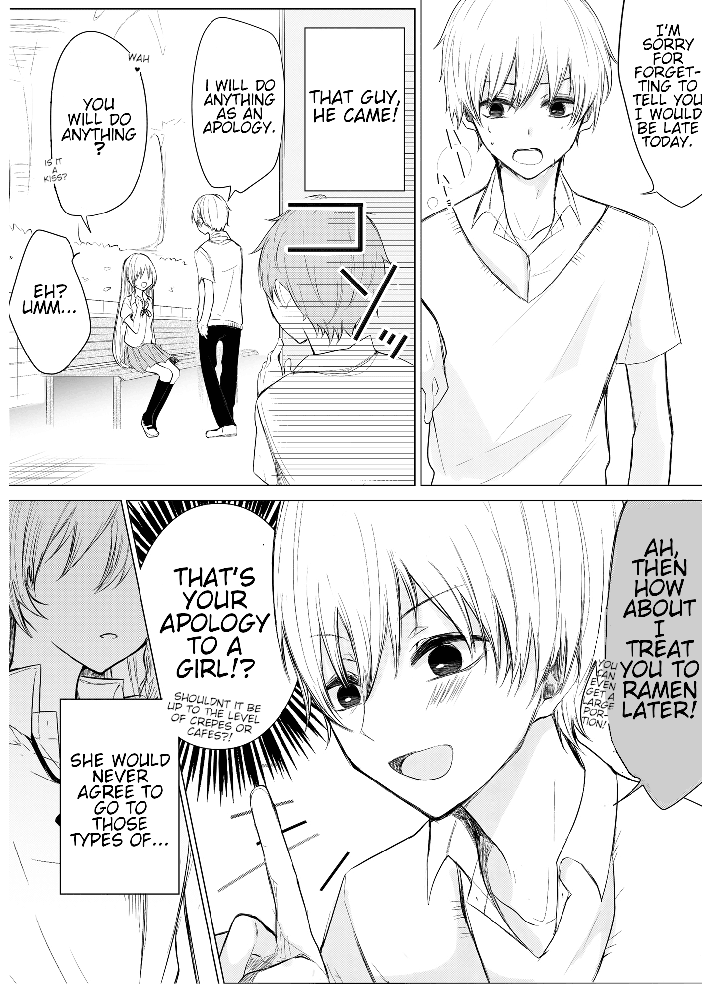 Ichizu De Bitch Na Kouhai - Chapter 4: The Way To Invite A Flirtatious Kouhai Out For A Meal.