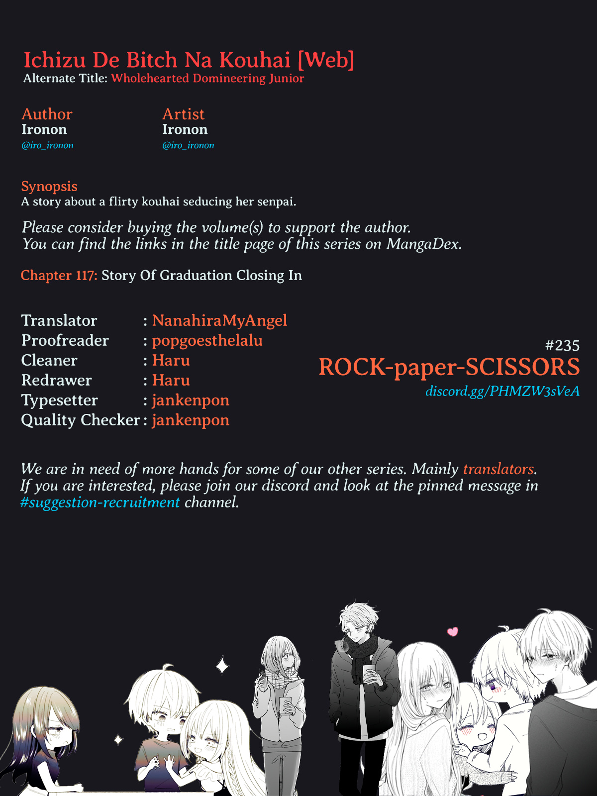 Ichizu De Bitch Na Kouhai - Chapter 117: Story Of Graduation Closing In