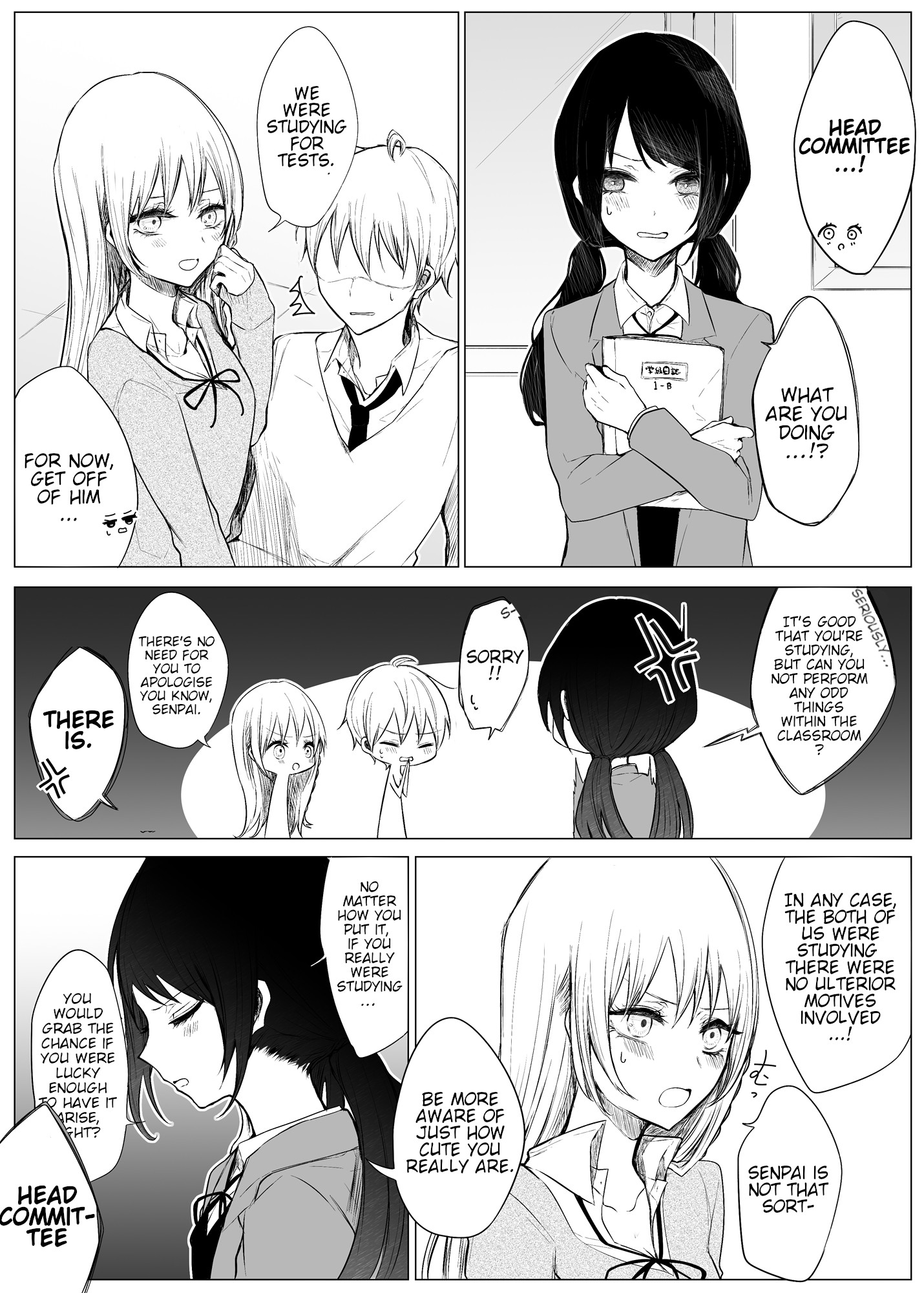 Ichizu De Bitch Na Kouhai - Chapter 20: A Summary Of The Head Committee And My Flirtatious Kouhai