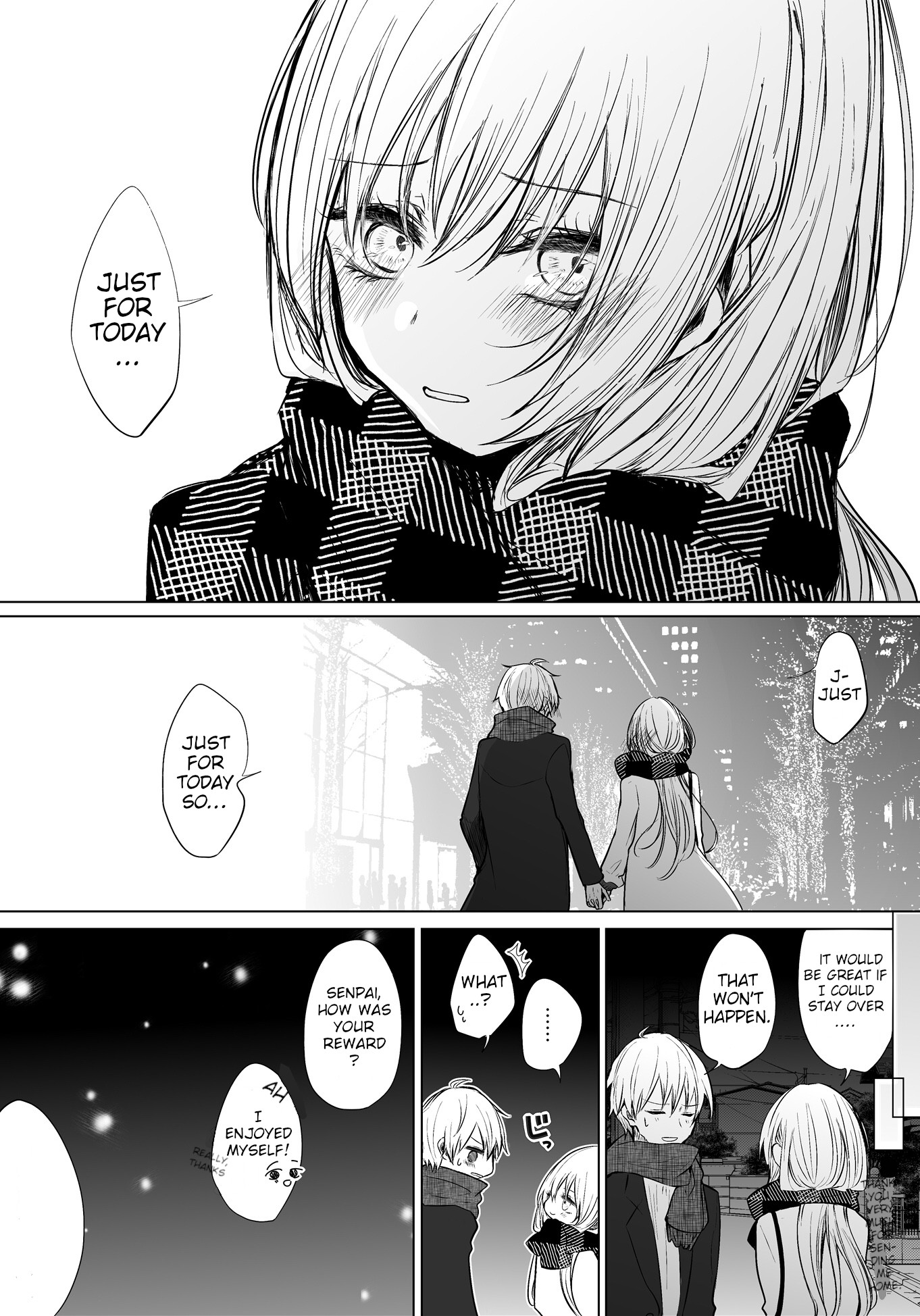 Ichizu De Bitch Na Kouhai - Chapter 16.3: My Flirtatious Kouhai And The Words “Just For Today”