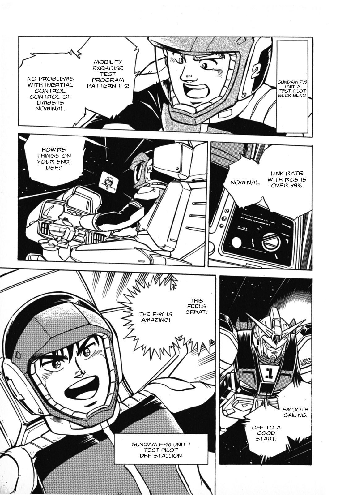 Mobile Suit Gundam F90 - Vol.1 Chapter 1: F90, Stolen!