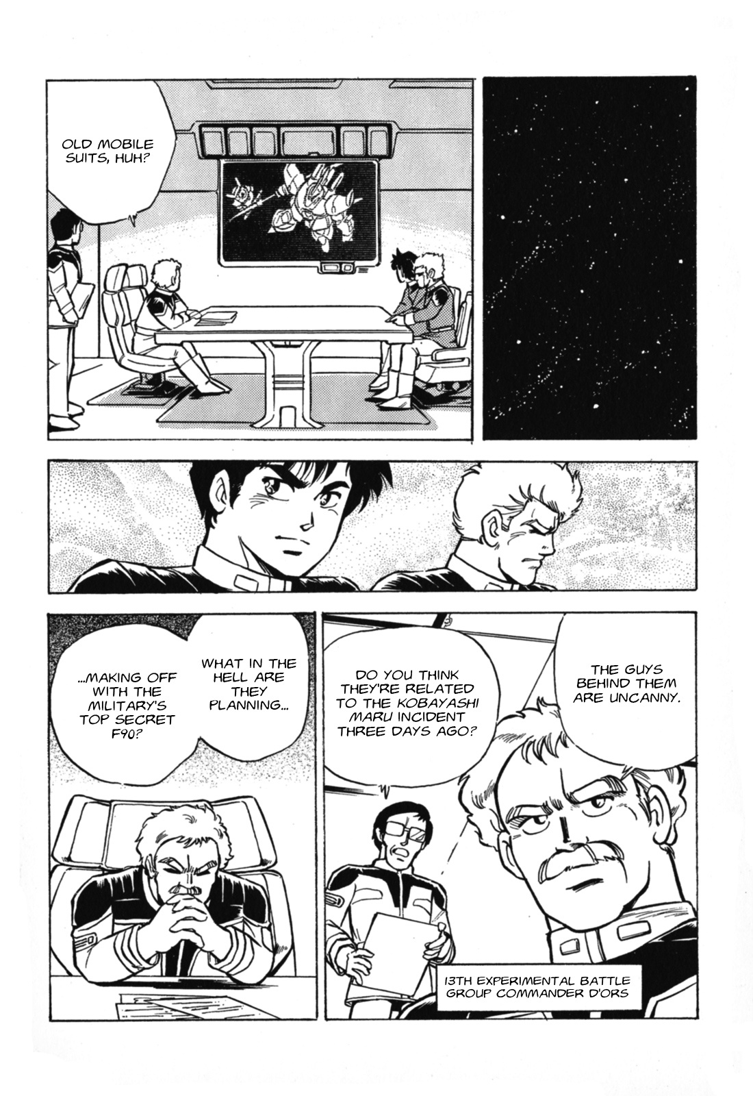 Mobile Suit Gundam F90 - Vol.1 Chapter 1: F90, Stolen!