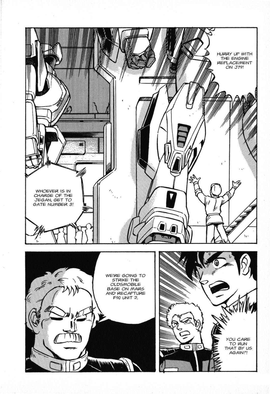 Mobile Suit Gundam F90 - Vol.1 Chapter 2: Sortie! Destination: Mars