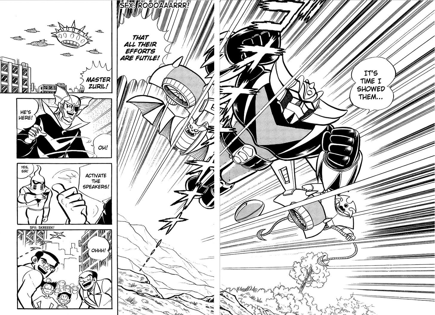 Ufo Robo Grendizer (Outa Gosaku) - Vol.2 Chapter 8 : Zuril's Earth Invasion Plan