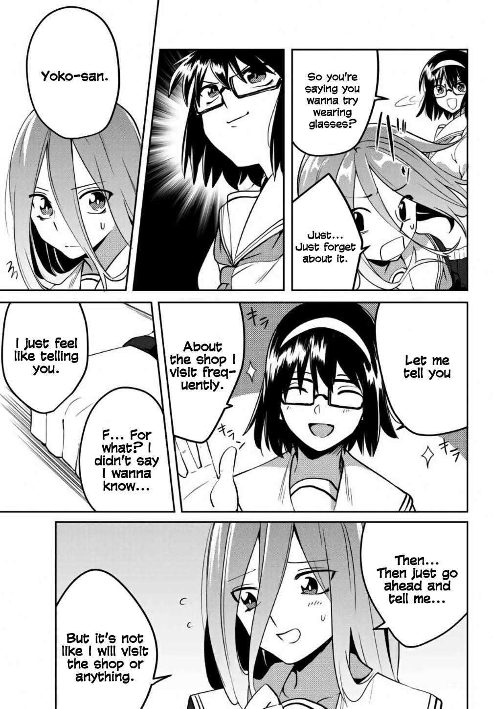 Yoko-San, Sugari Yoru. - Vol.2 Chapter 28: Today Is A Good Day To Wear Glasses