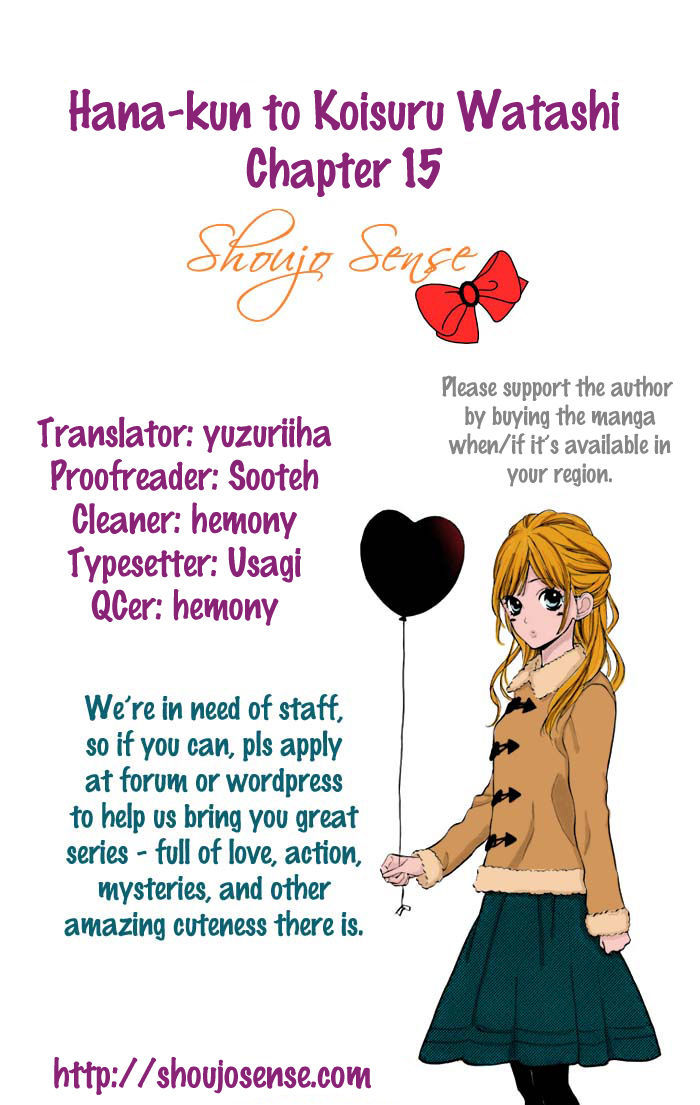 Hana-Kun To Koisuru Watashi - Vol.4 Chapter 15 : Important Person