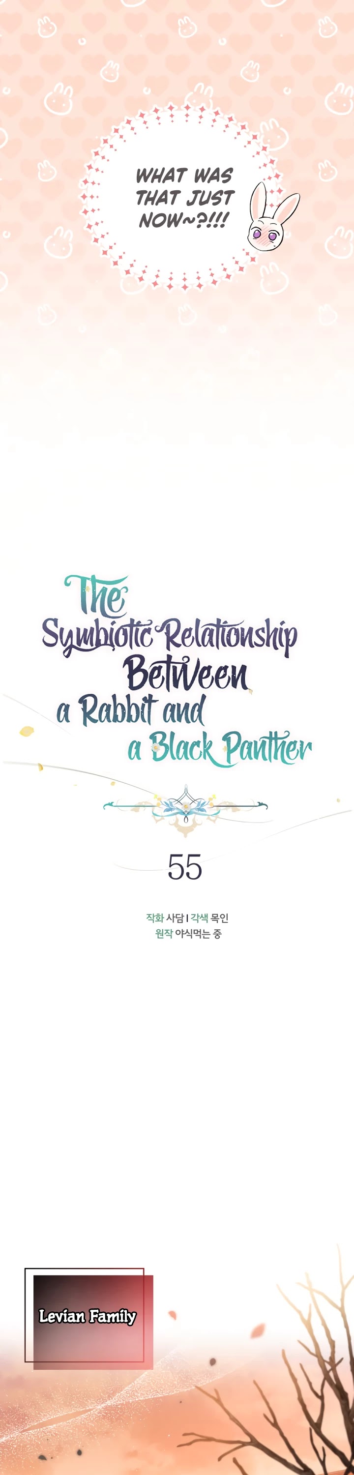 A Symbiotic Relationship Between A Rabbit And A Black Panther - Chapter 55