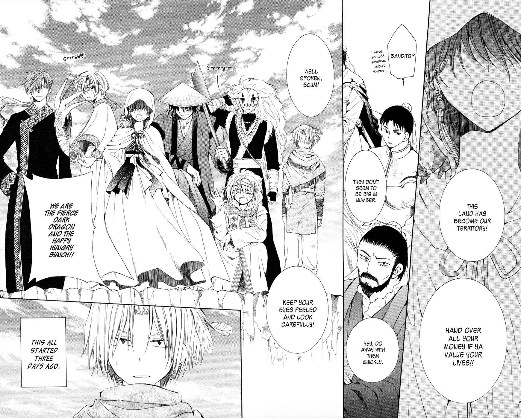 Akatsuki No Yona - Chapter 49 : The Dark Dragon And The Happy Hungry Bunch