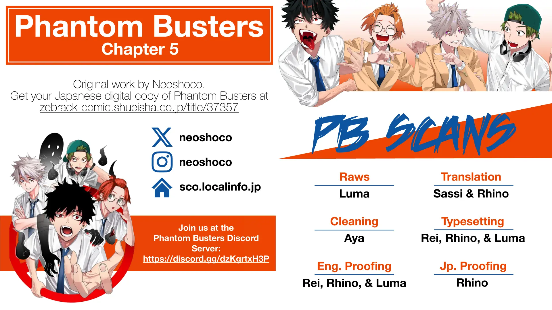 Phantom Busters - Vol.2 Chapter 5: Let's Investigate The School At Night!