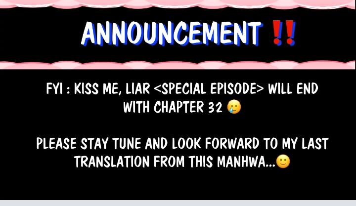 Kiss Me, Liar ( Special Episodes ) - Notice