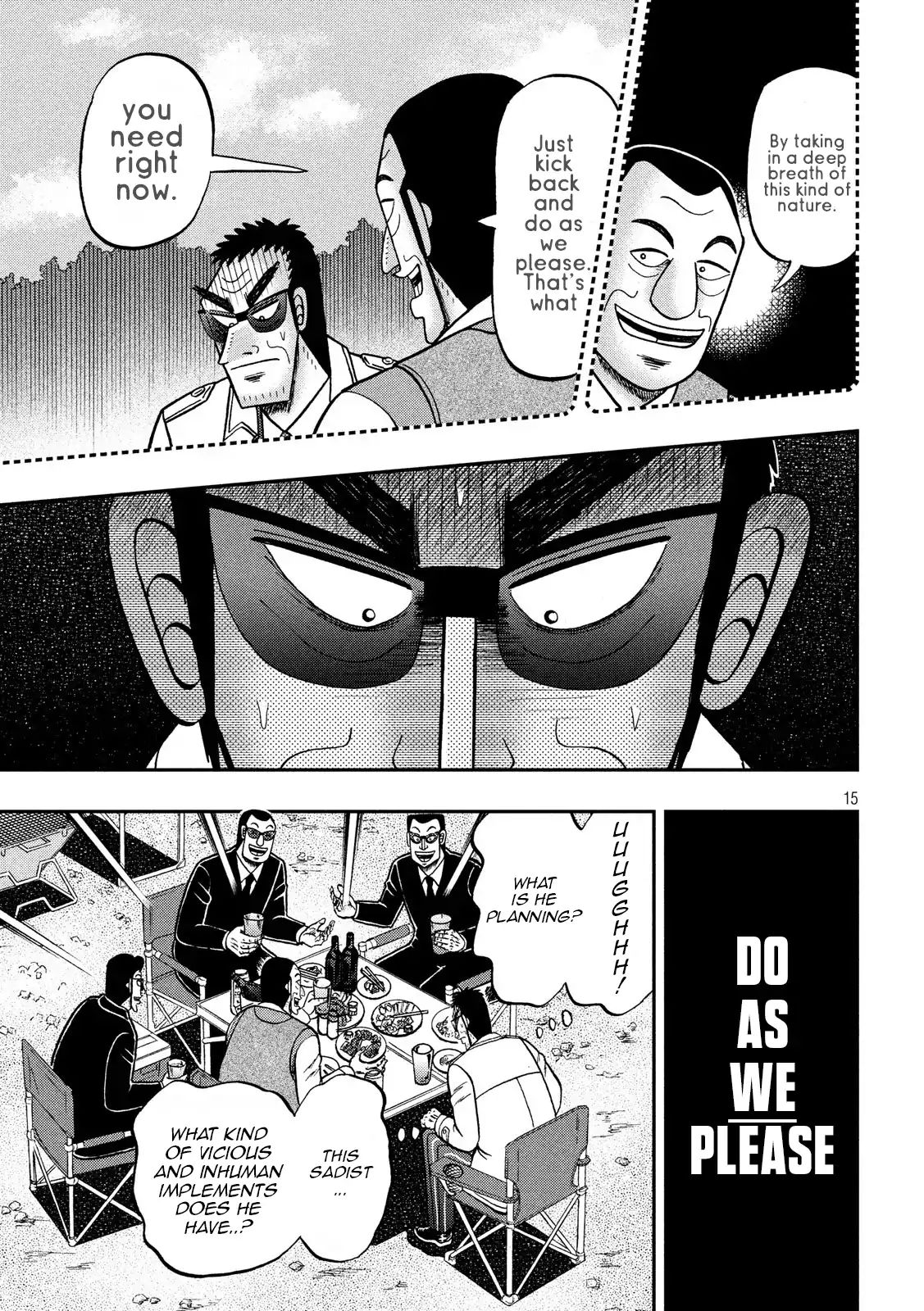 Kaiji Series - 6Th Part: Tobaku Datenroku Kaiji: 24Oku Dasshutsu Hen - Chapter 79: Sadism