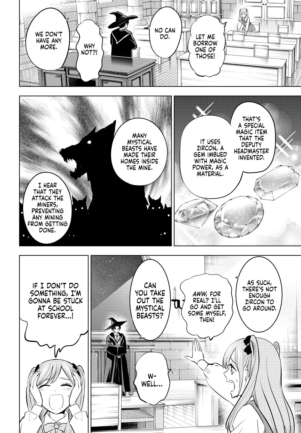 Kuroneko To Majo No Kyoushitsu - Chapter 33: Diana Academy's Guardian Angel