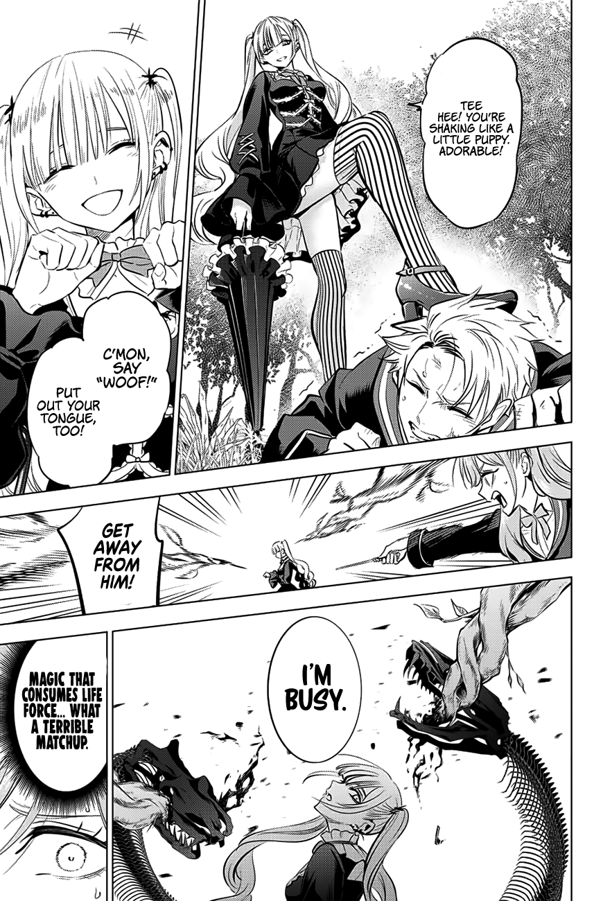 Kuroneko To Majo No Kyoushitsu - Chapter 28: Chiron's Mettle