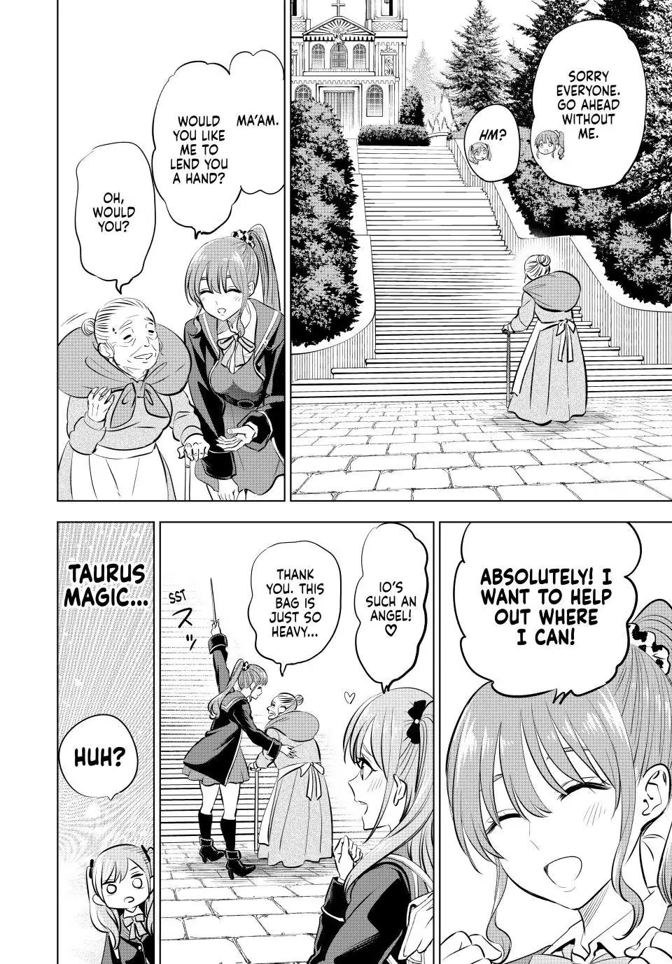 Kuroneko To Majo No Kyoushitsu - Chapter 41: Io Taurus Tries Her Hardest