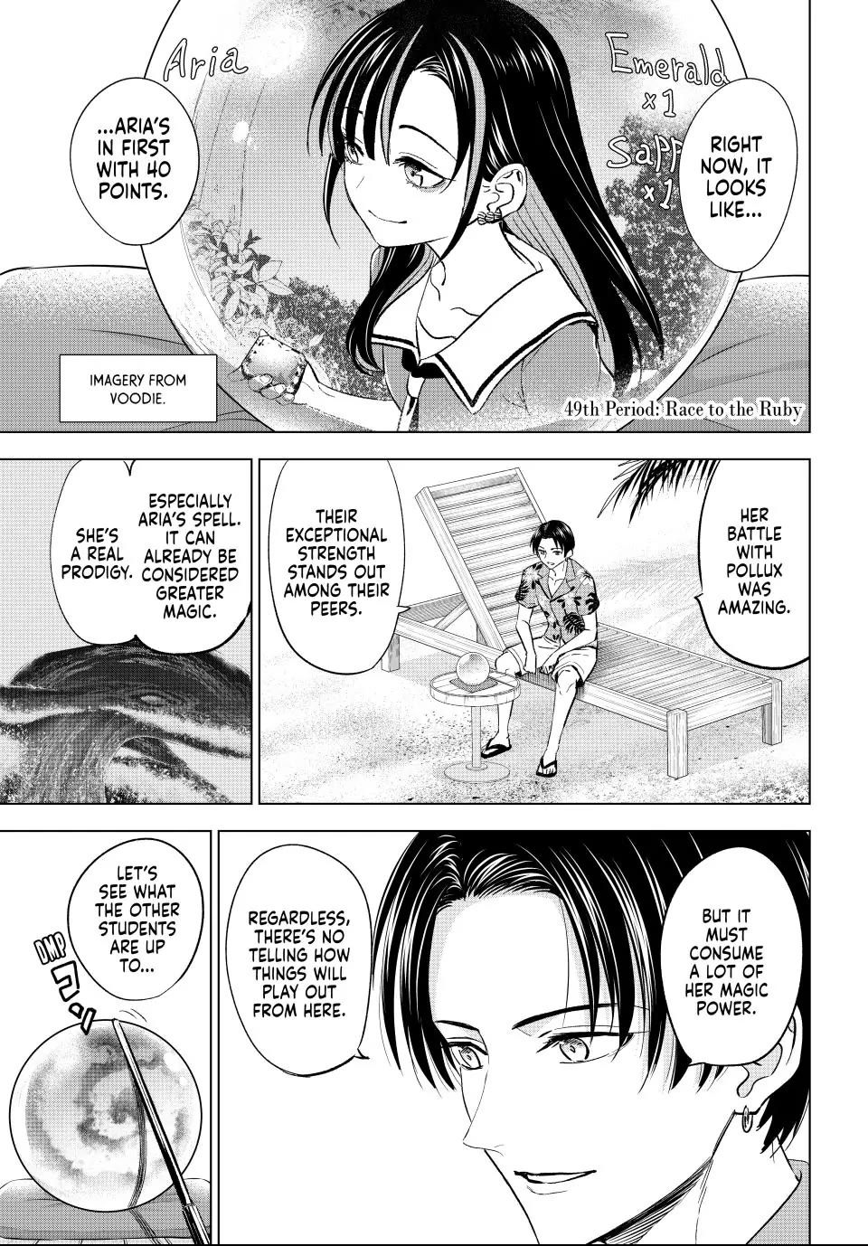 Kuroneko To Majo No Kyoushitsu - Chapter 49: Race To The Ruby