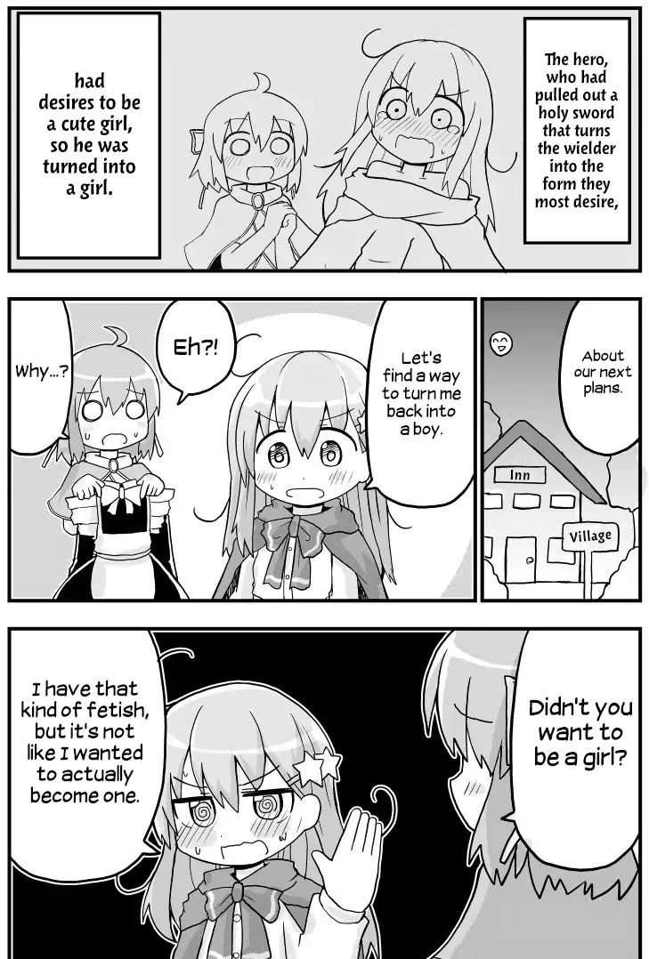 A Manga About A Hero Who Pulled Out The Holy Sword And Became A Girl - Chapter 2