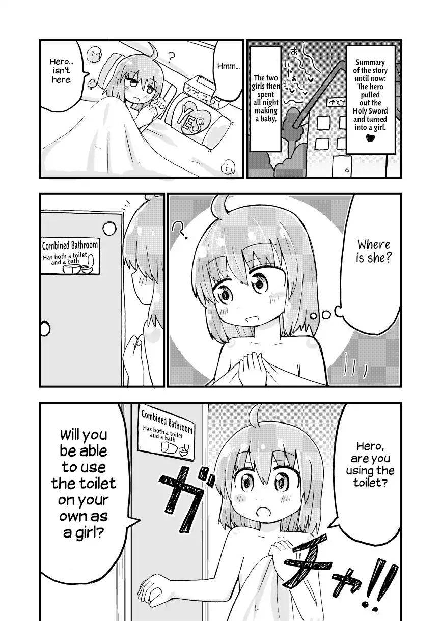 A Manga About A Hero Who Pulled Out The Holy Sword And Became A Girl - Chapter 3