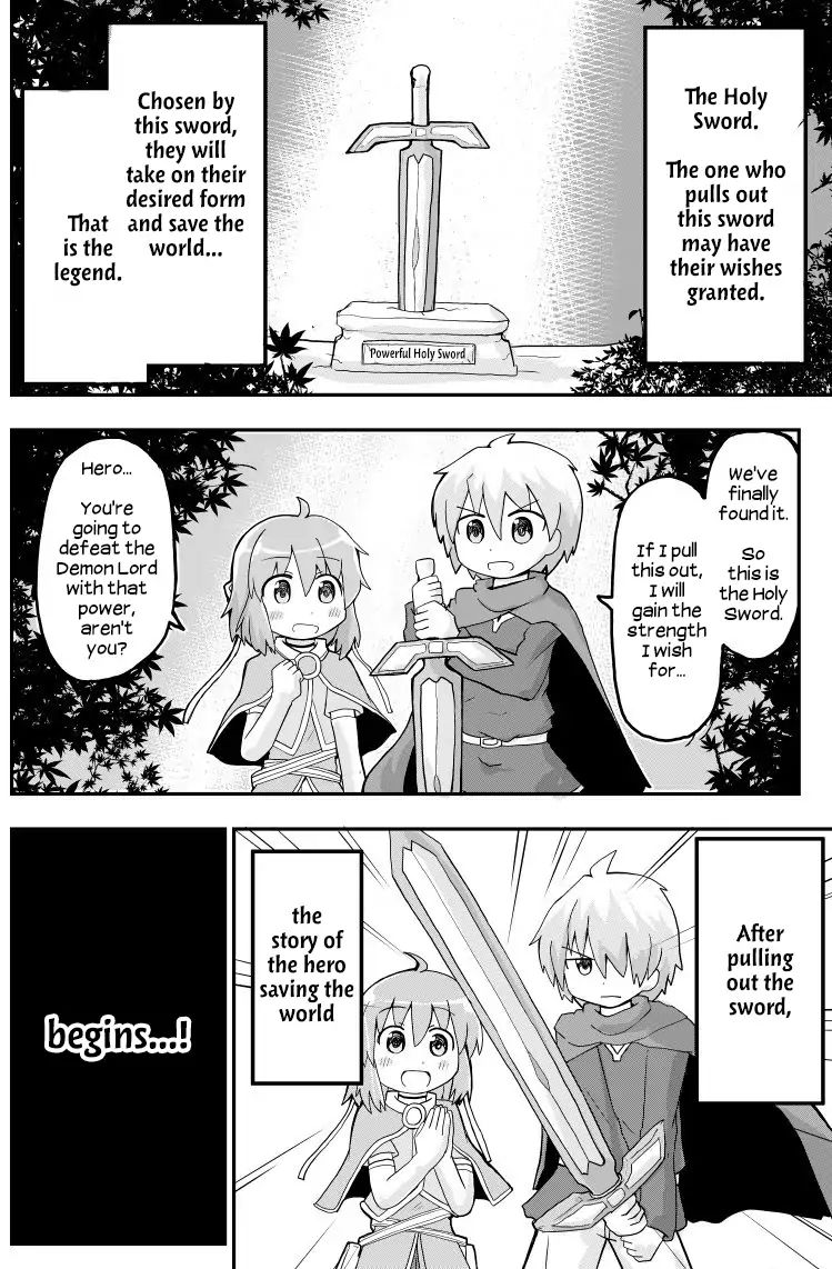 A Manga About A Hero Who Pulled Out The Holy Sword And Became A Girl - Chapter 1