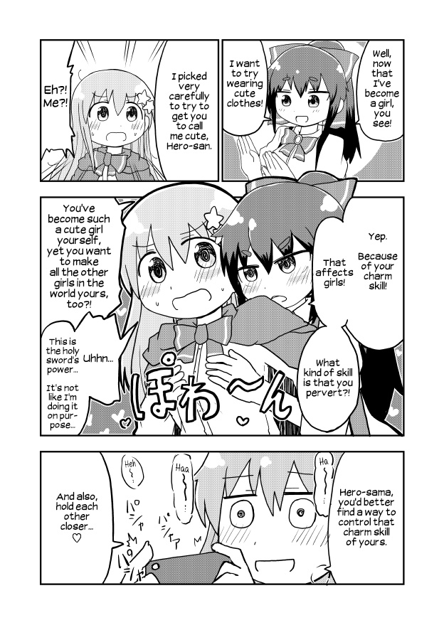 A Manga About A Hero Who Pulled Out The Holy Sword And Became A Girl - Chapter 6: A Manga About A Ts Hero Trying Out Different Job Classes And Making A Yuri Harem