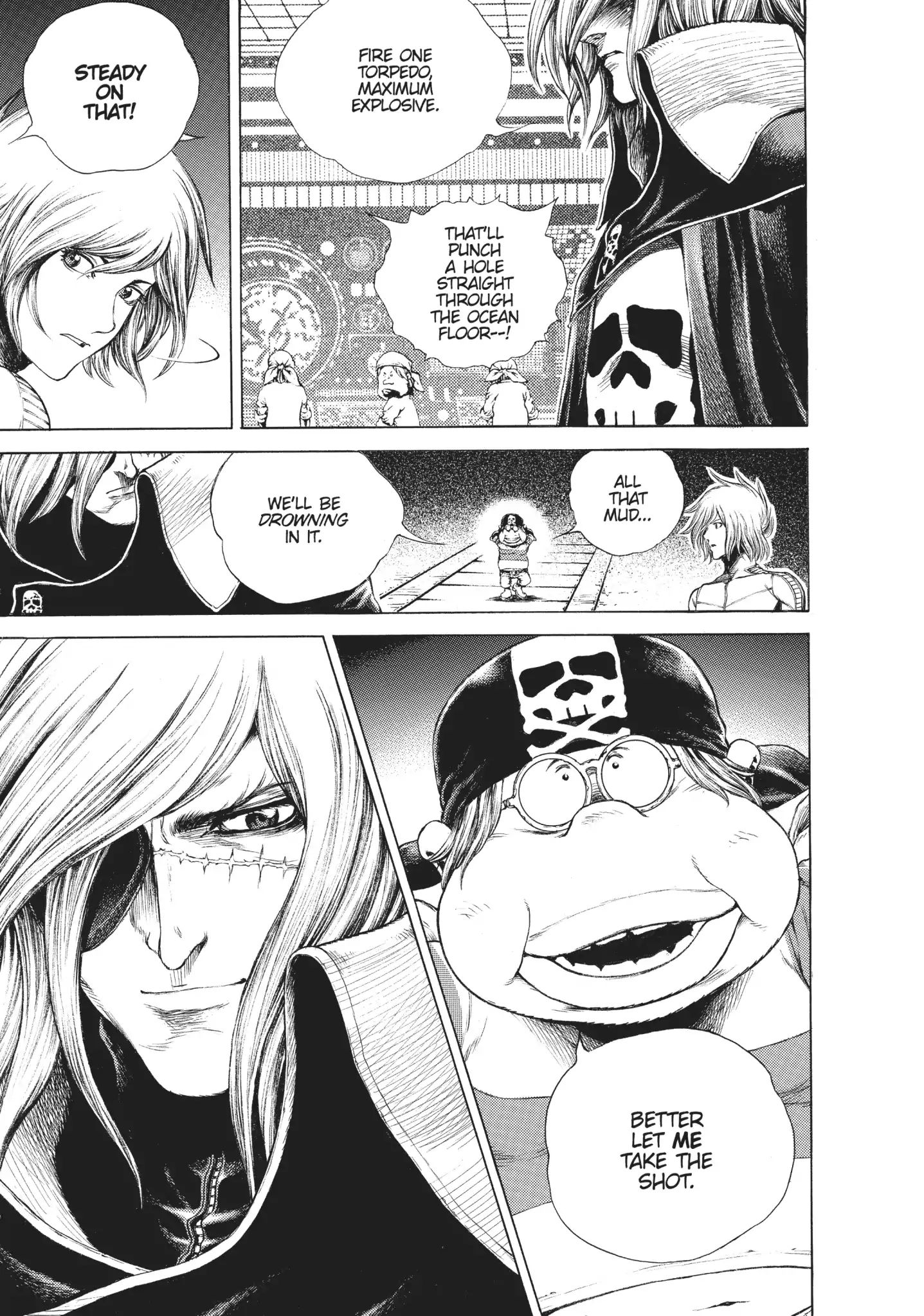 Captain Harlock: Dimensional Voyage - Vol.3 Chapter 10: Pyramid At The Bottom Of The Sea