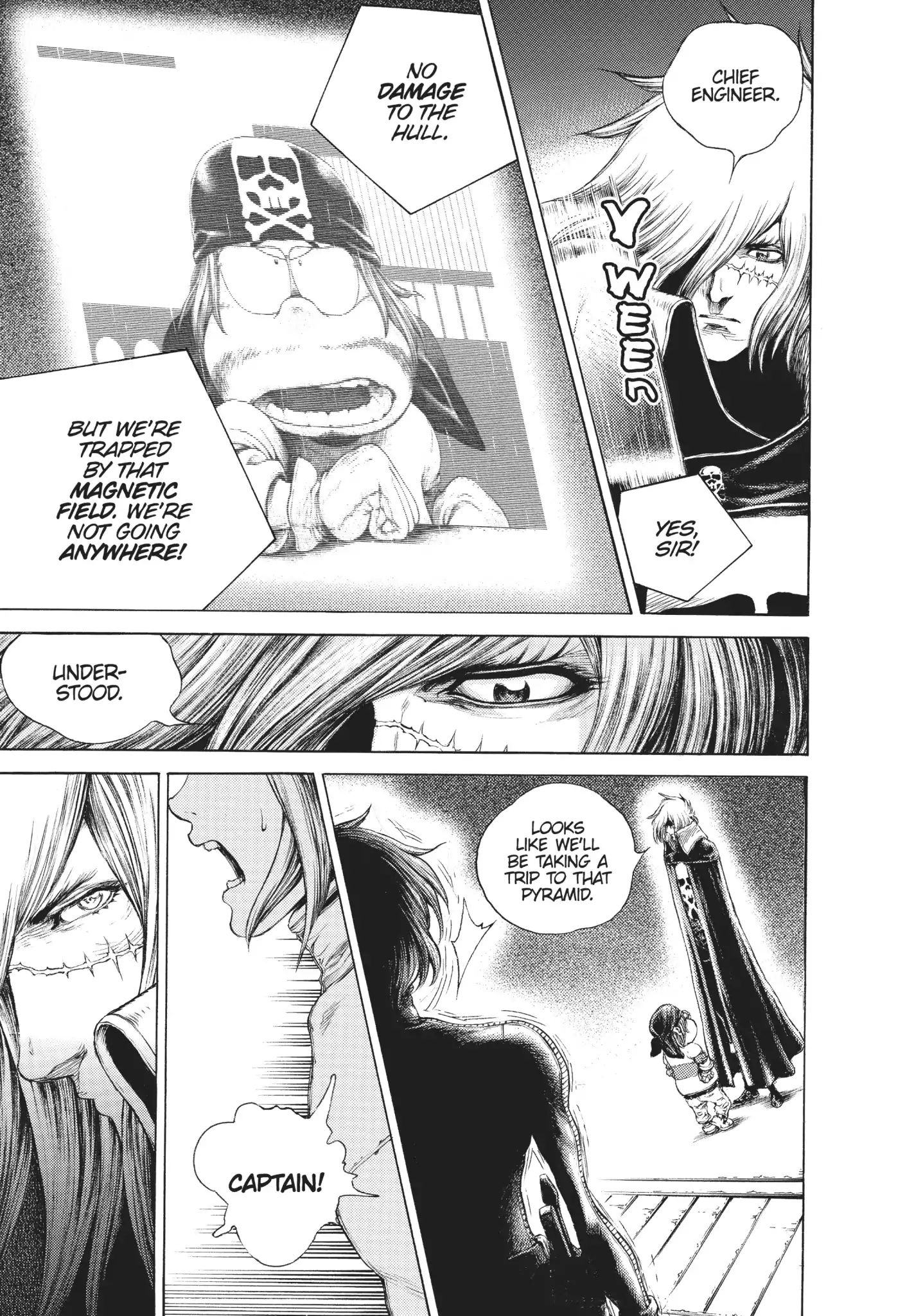 Captain Harlock: Dimensional Voyage - Vol.3 Chapter 10: Pyramid At The Bottom Of The Sea