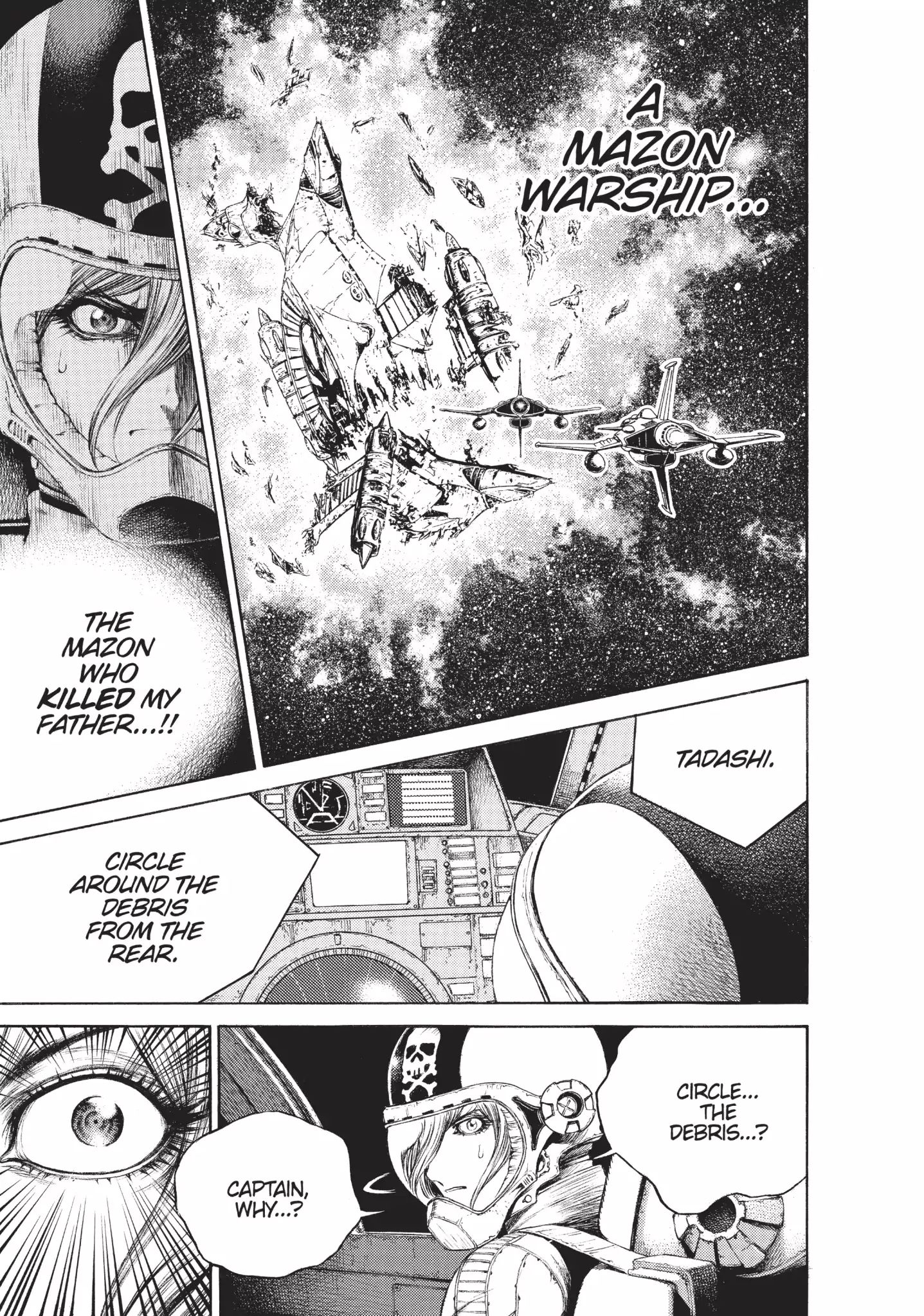 Captain Harlock: Dimensional Voyage - Vol.2 Chapter 7: Wreckage