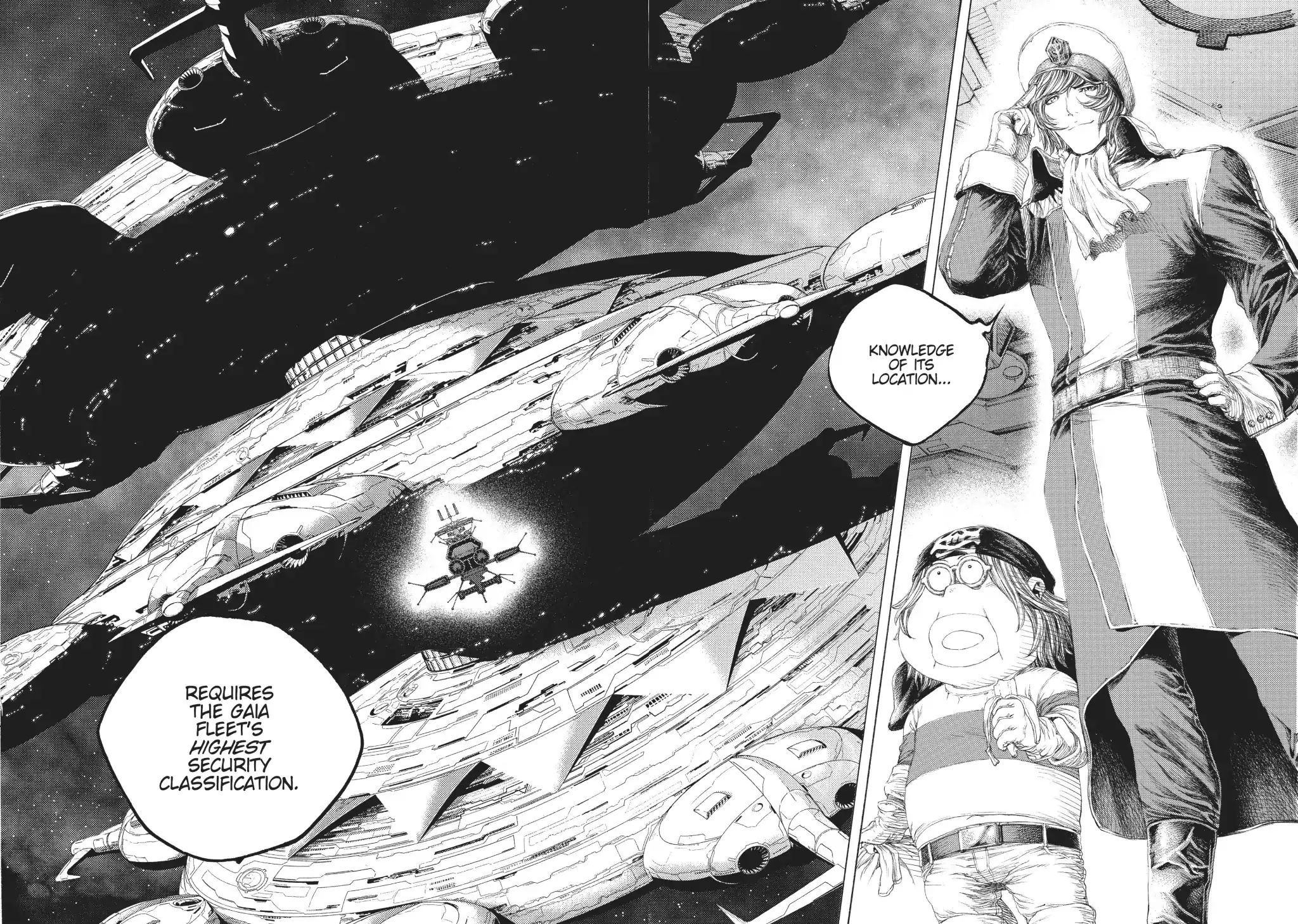 Captain Harlock: Dimensional Voyage - Vol.10 Chapter 48: Trident Fortress