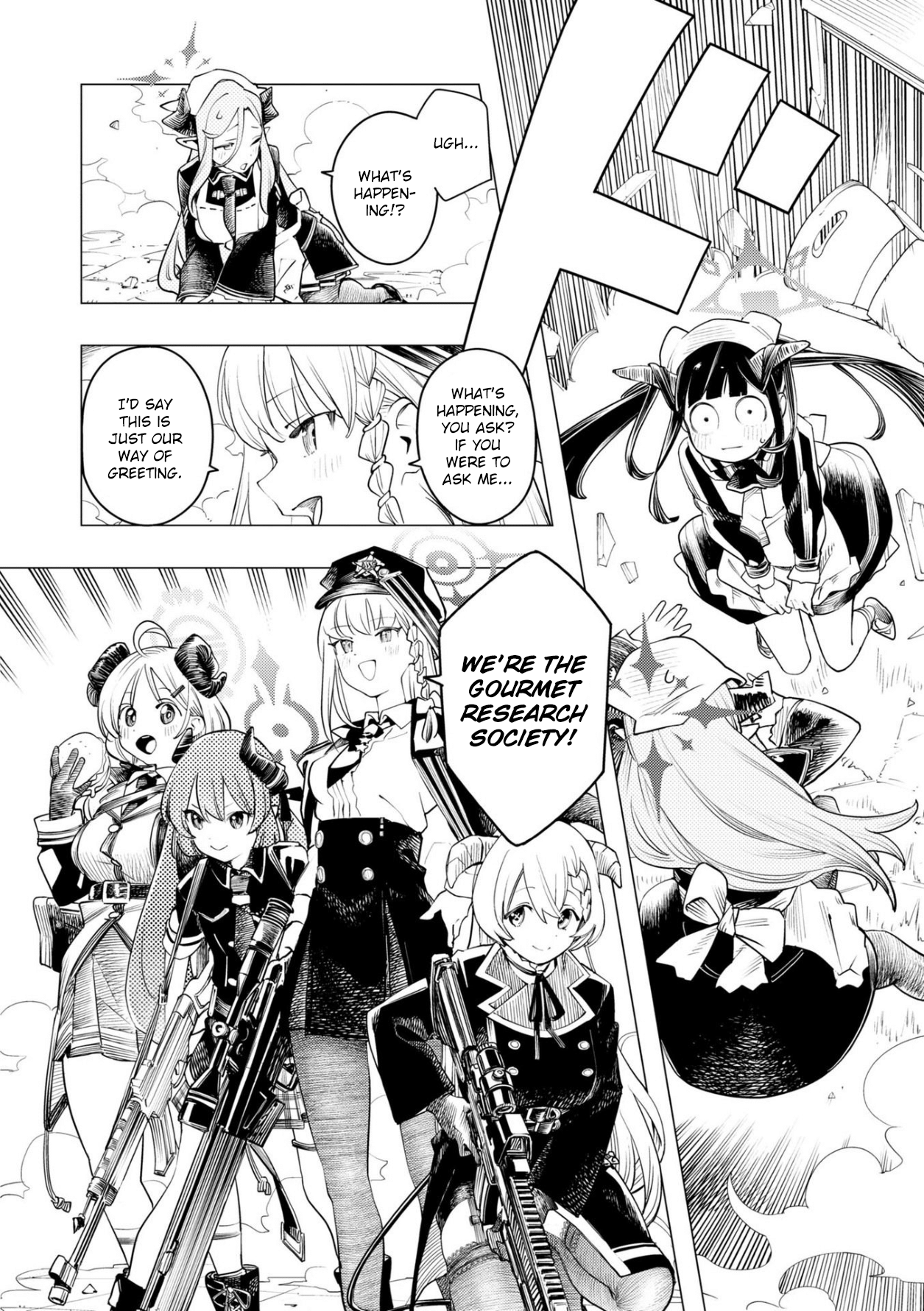 Blue Archive Dengeki Comic Anthology - Vol.1 Chapter 2: Charge! A Room Visit From The Gourmet Hunter