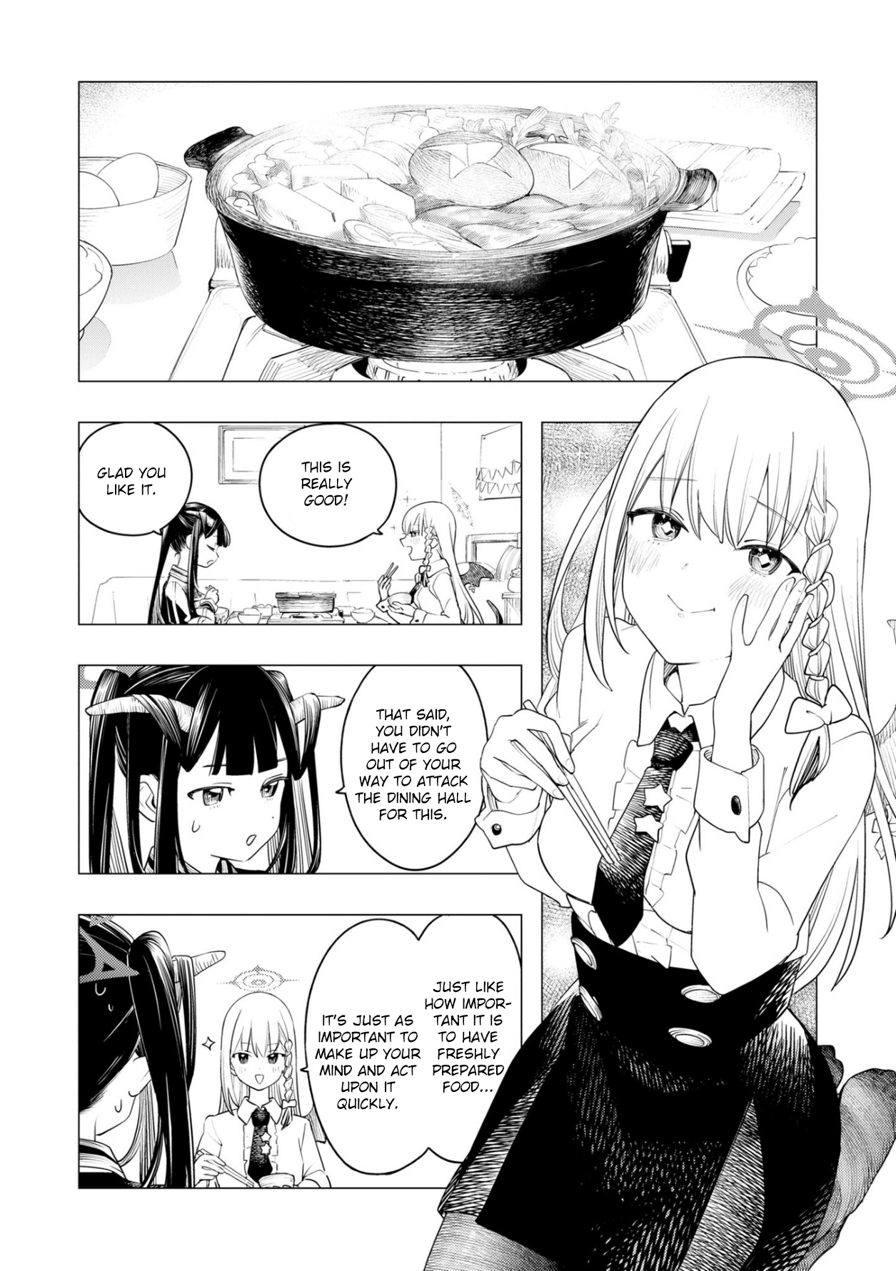 Blue Archive Dengeki Comic Anthology - Vol.1 Chapter 2: Charge! A Room Visit From The Gourmet Hunter