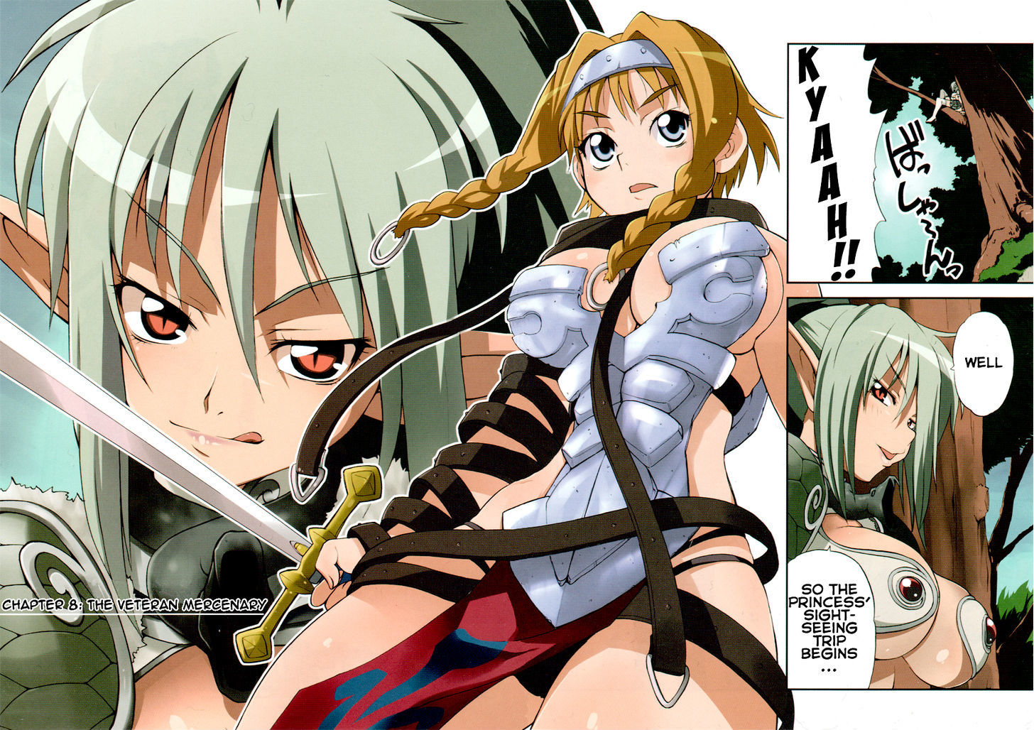 Queen's Blade - Exiled Warrior - Vol.2 Chapter 8 : The Veteran Mercenary